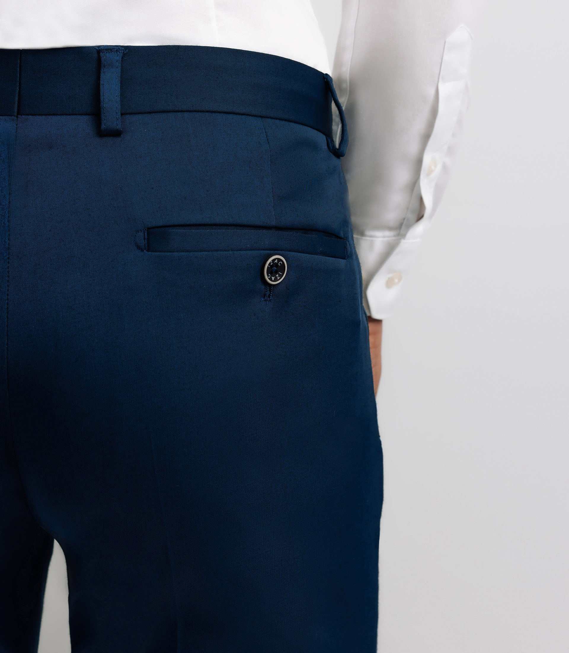 Pantalon ville tissu technique bleu - Image 3