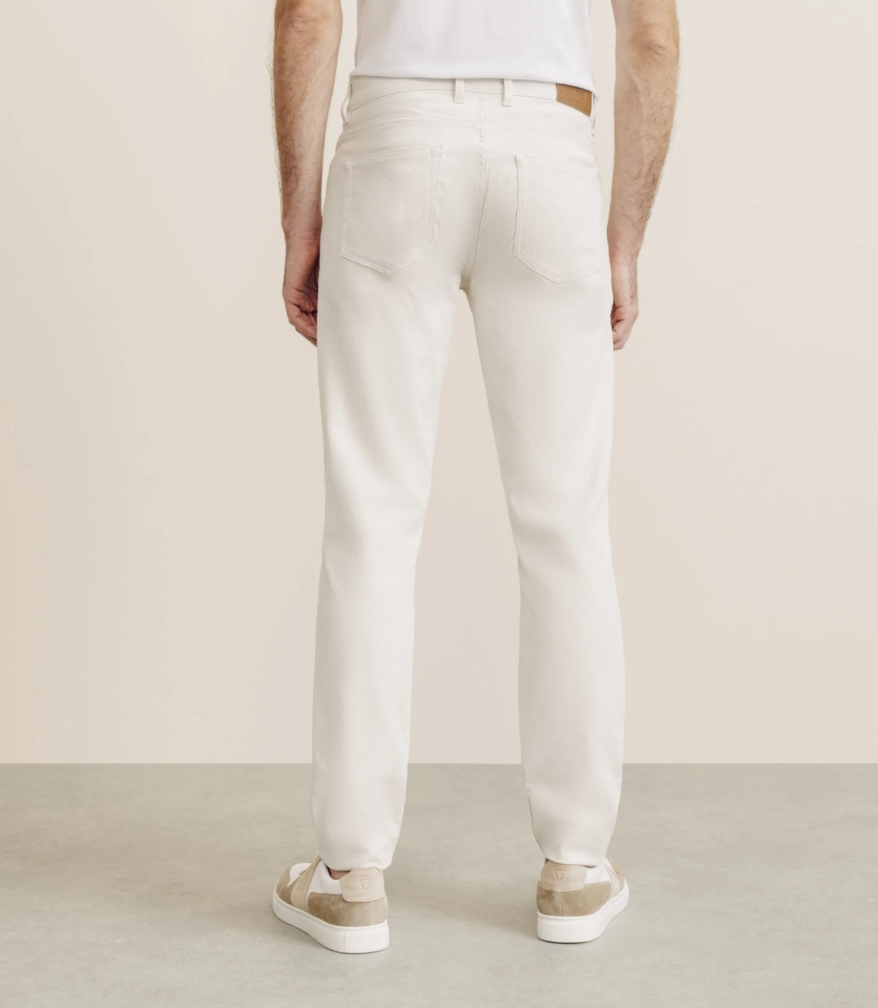 Pantalon armuré slim beige - Image 4