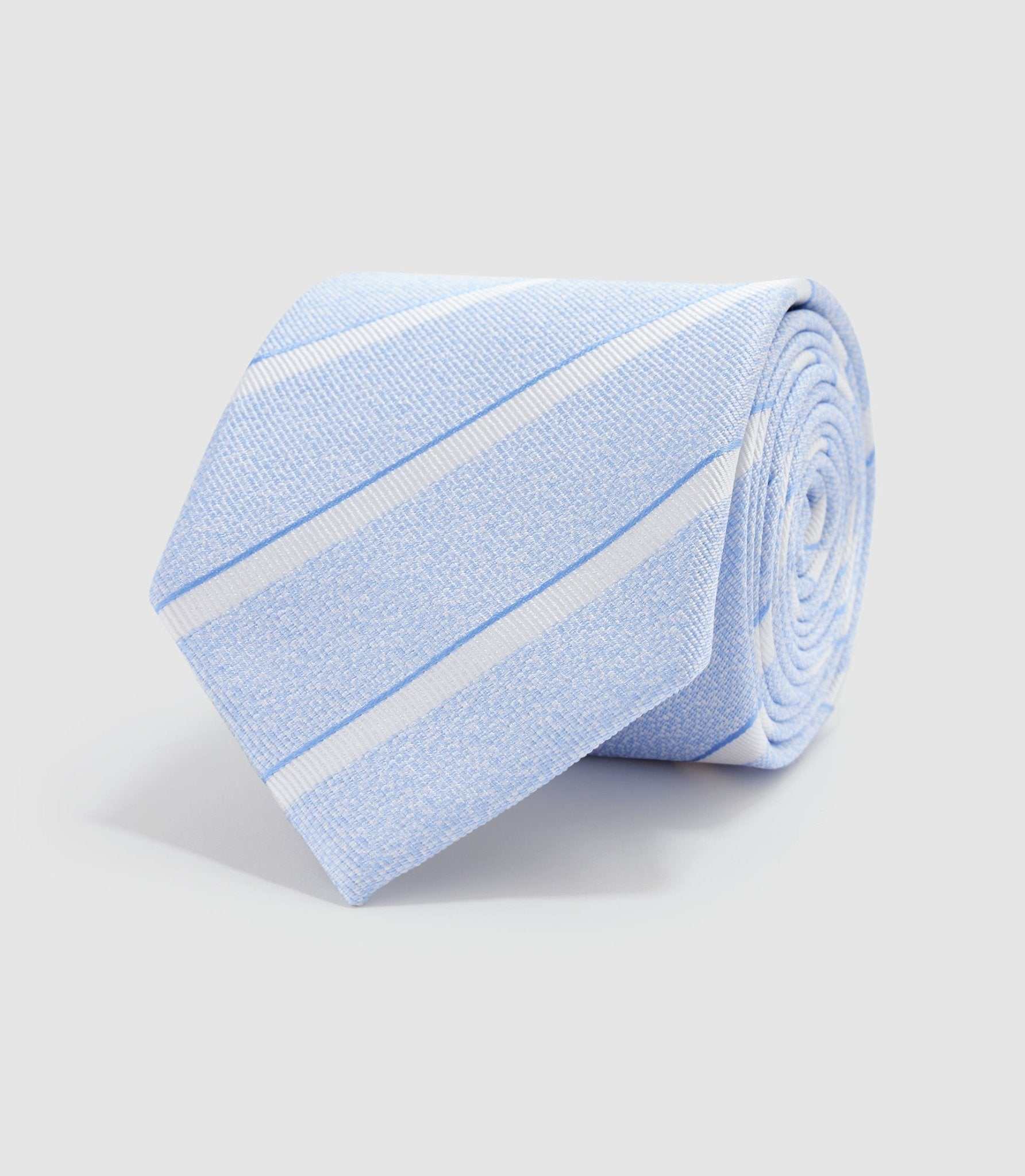 Cravate 8cm bleu ciel "Urbi" - Image 2