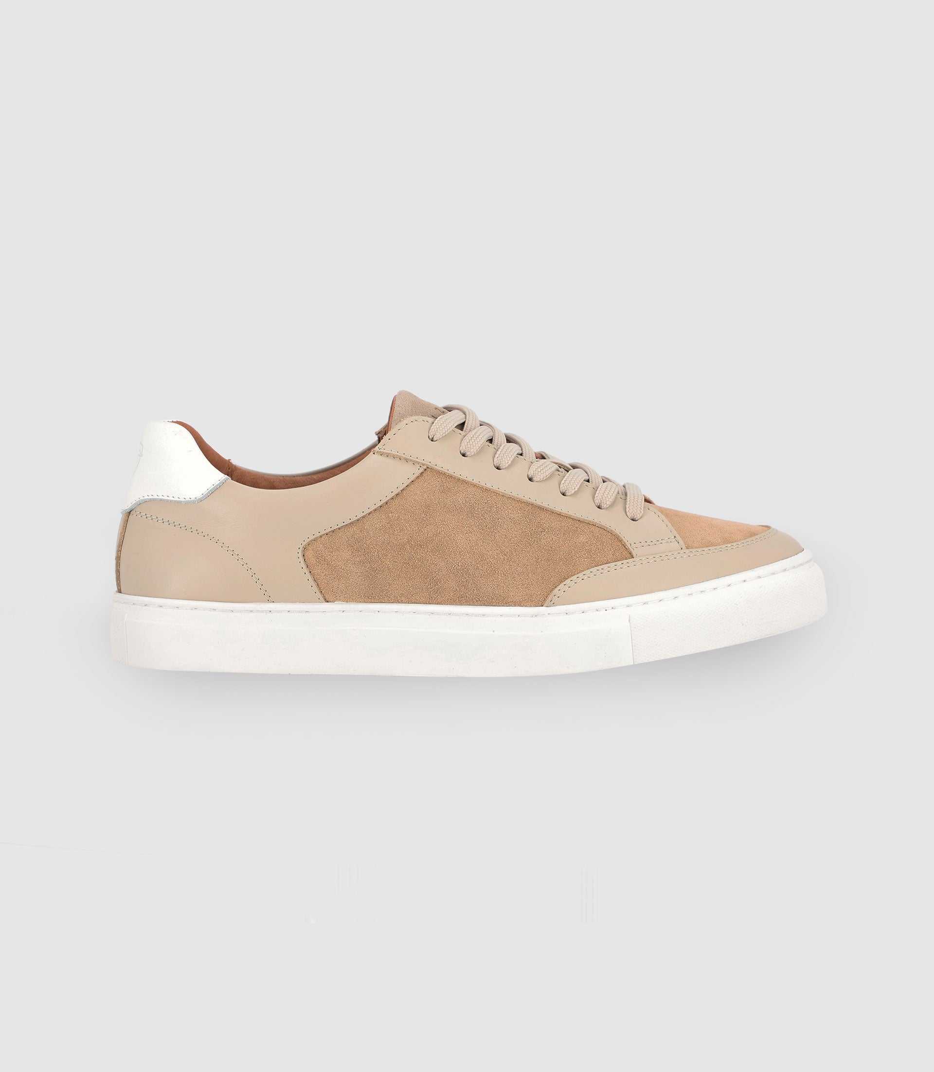 Sneakers en cuir beige - Image 5