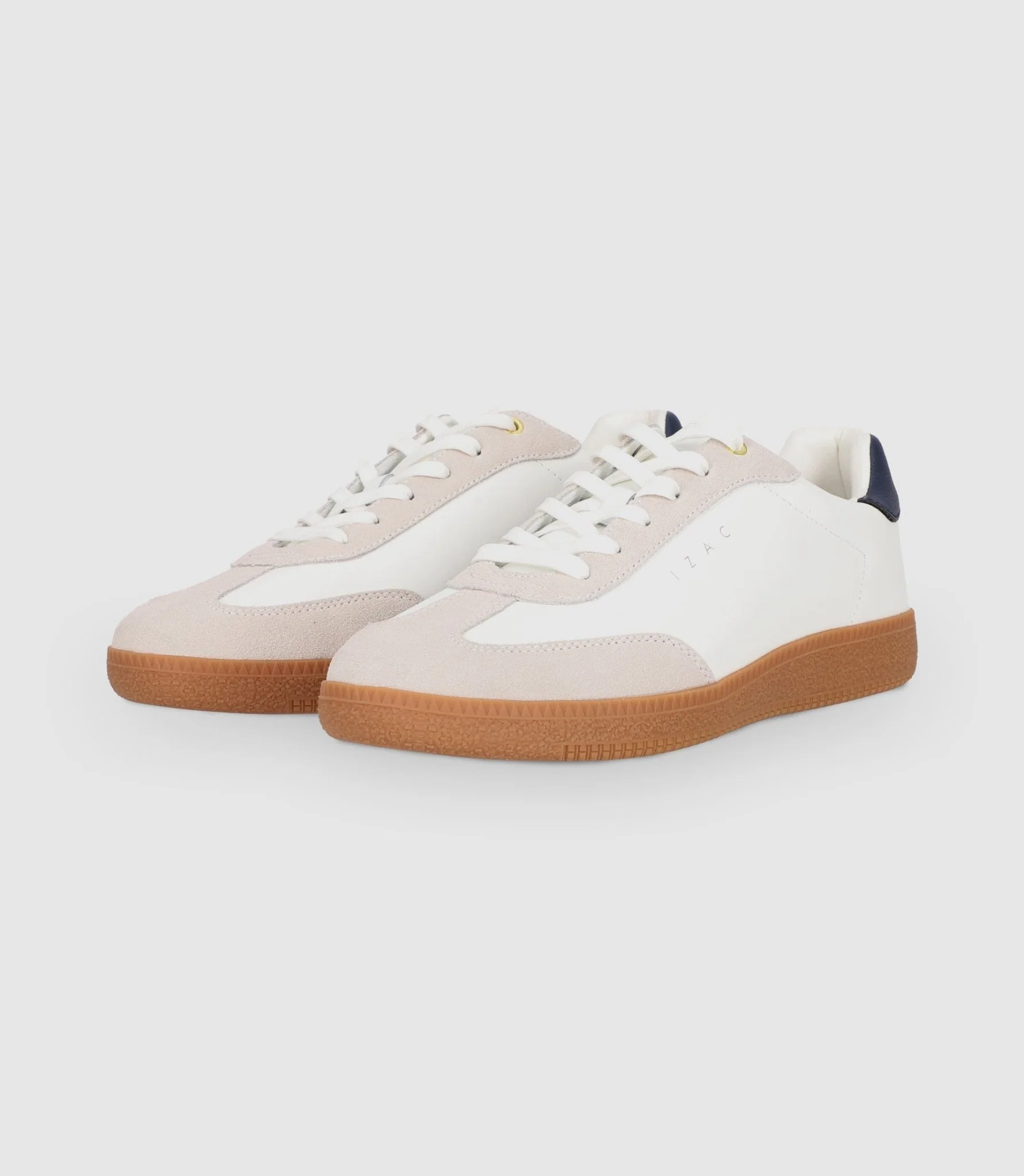 Chaussures sneakers en cuir avec logo blanches - Image 4