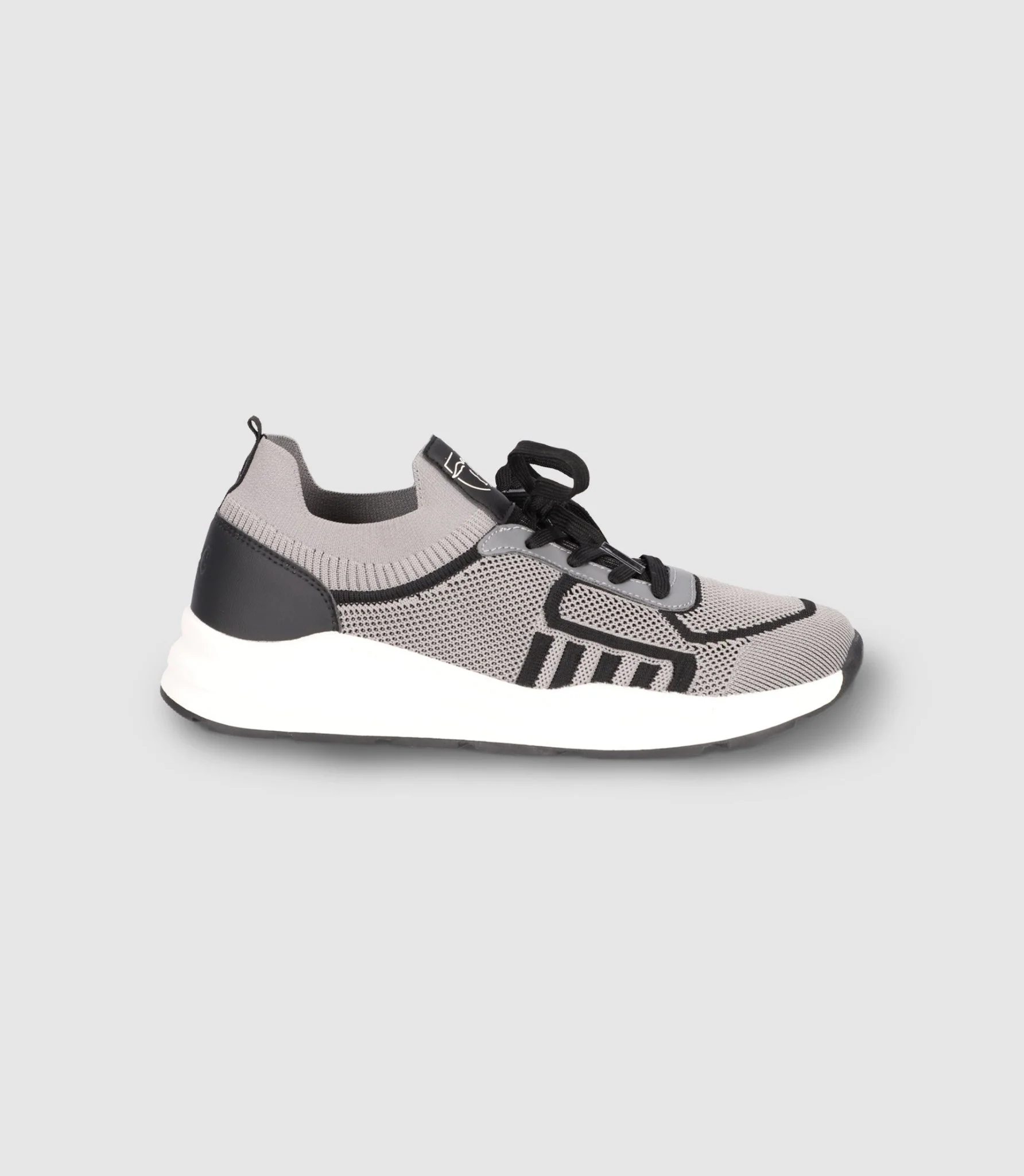 Baskets avec chaussette montante grise - Image 2