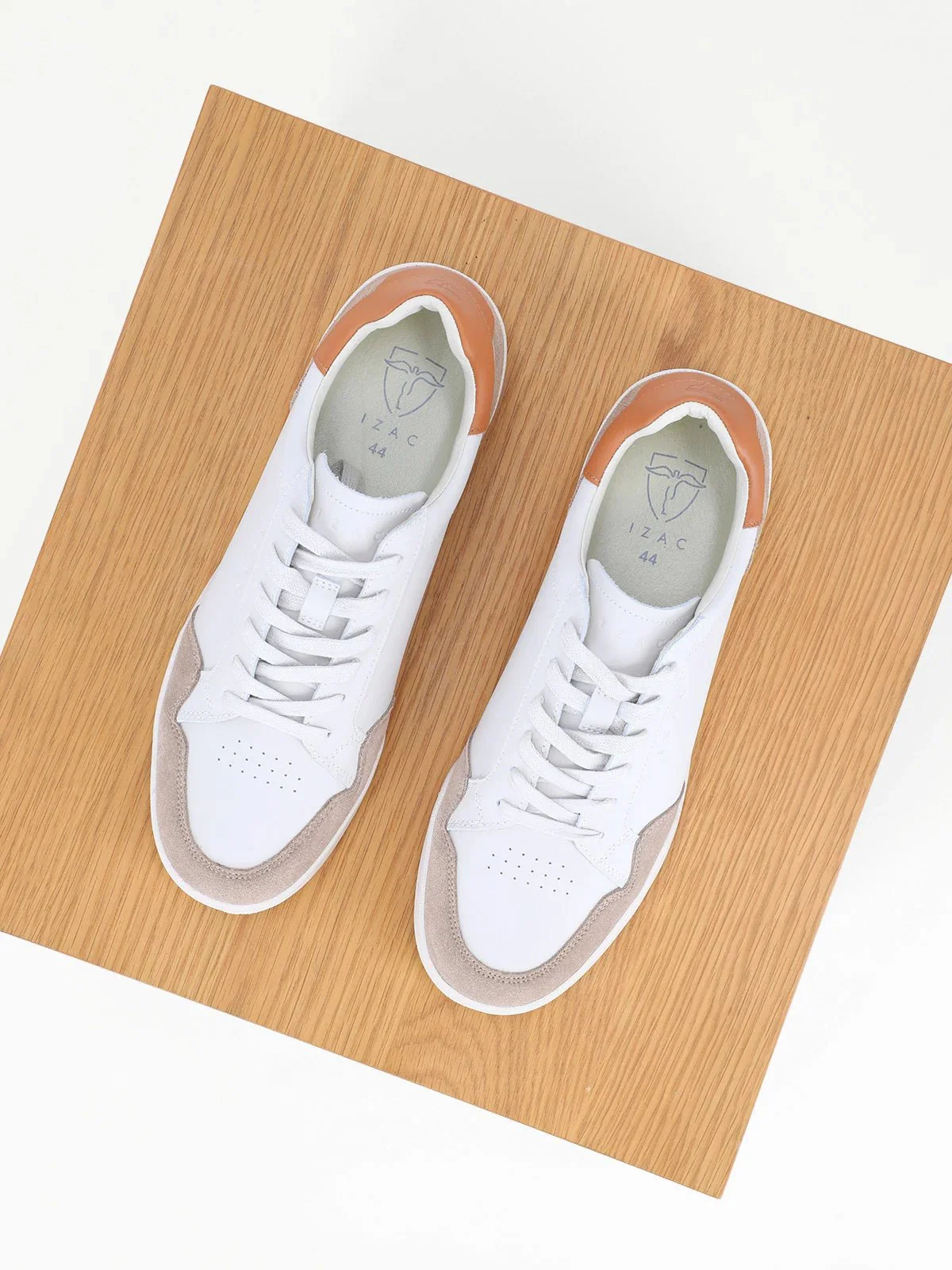 Baskets en cuir beige - Image 5