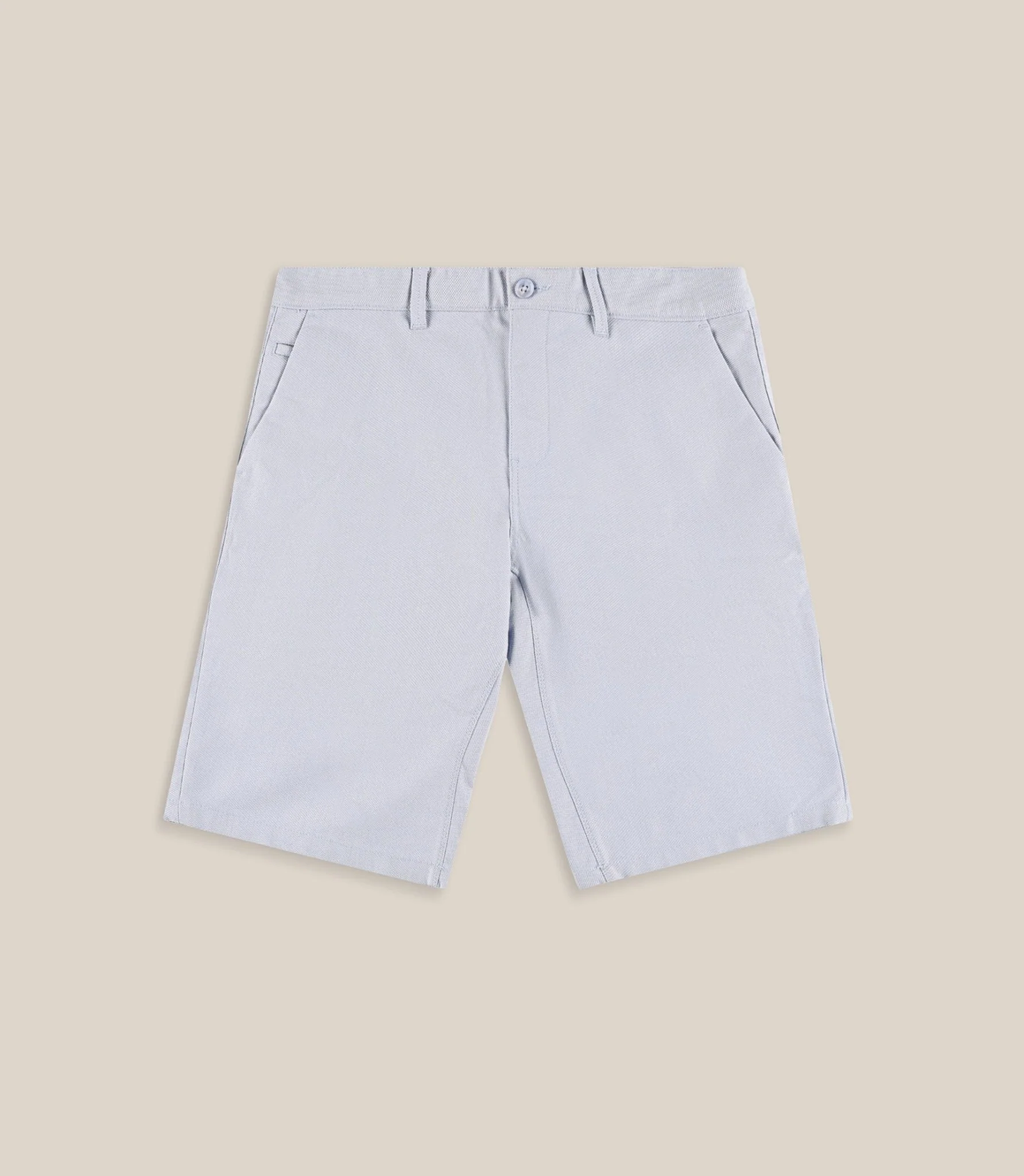 Bermuda coton stretch bleu clair