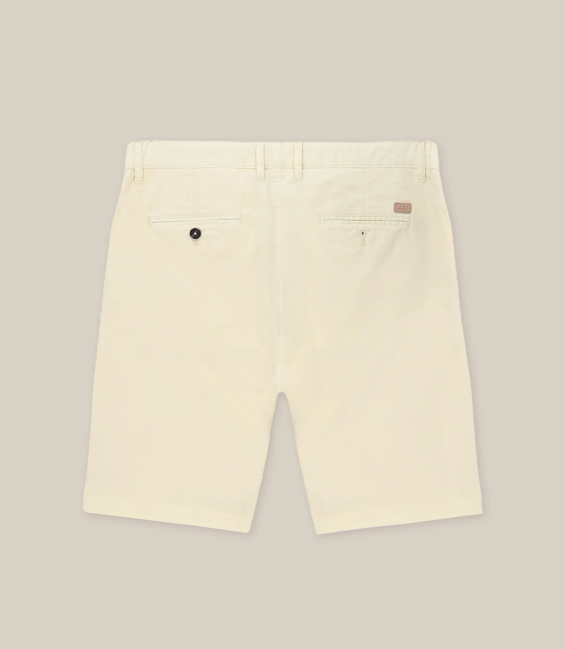 Bermuda coton stretch jaune - Image 2
