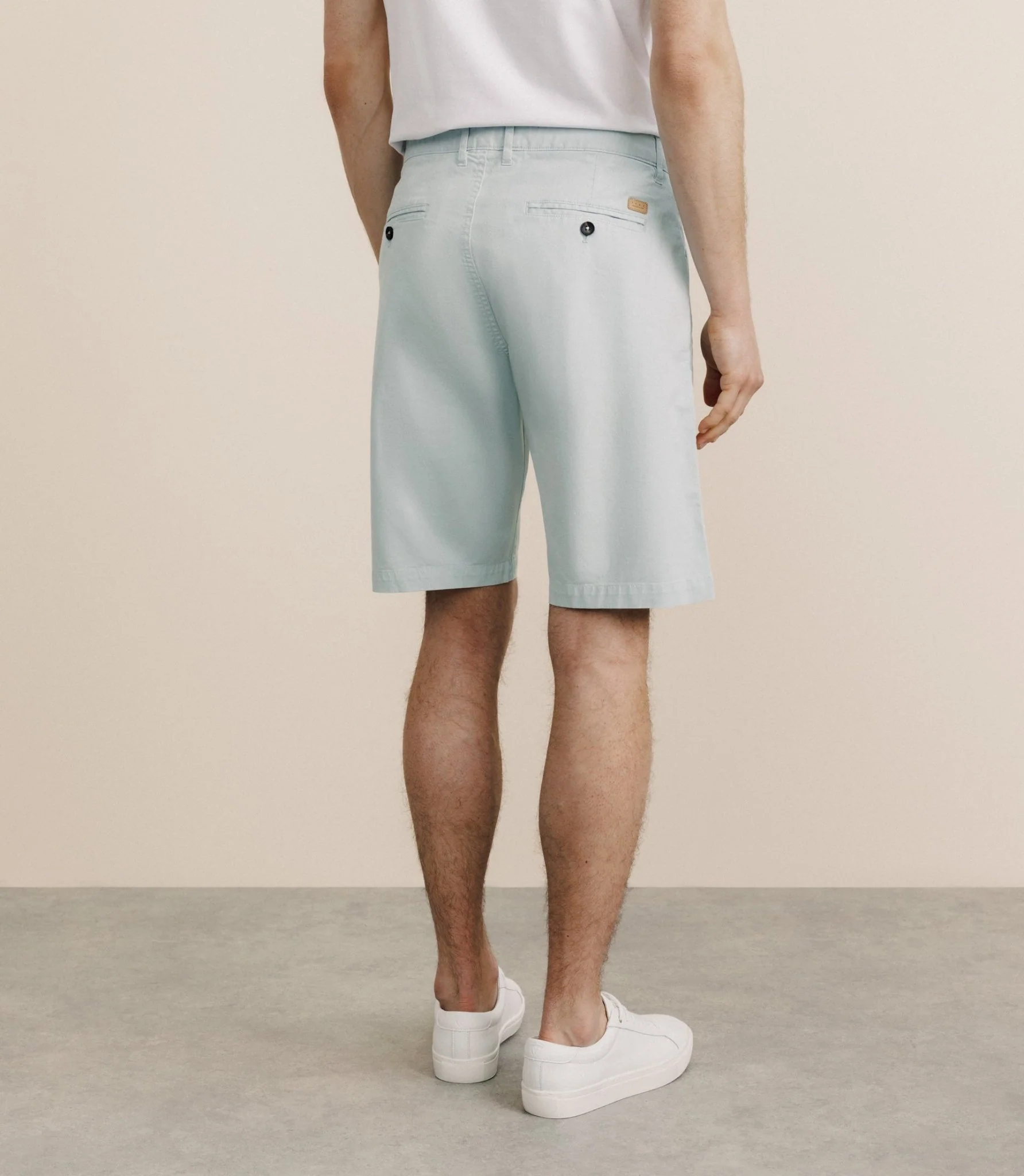 Bermuda coton stretch vert - Image 3