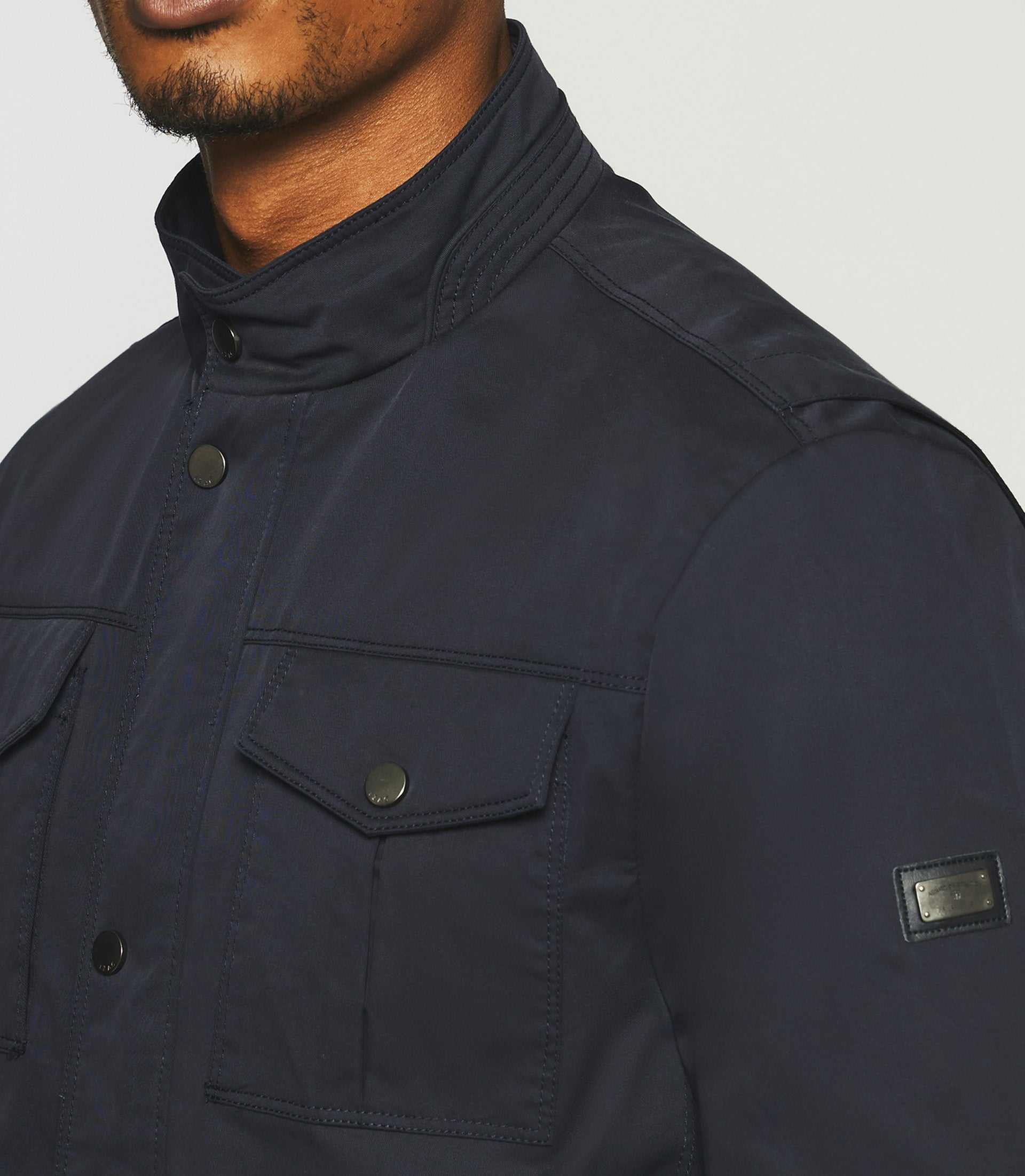 Veste saharienne 4 poches marine RONALD - Image 2