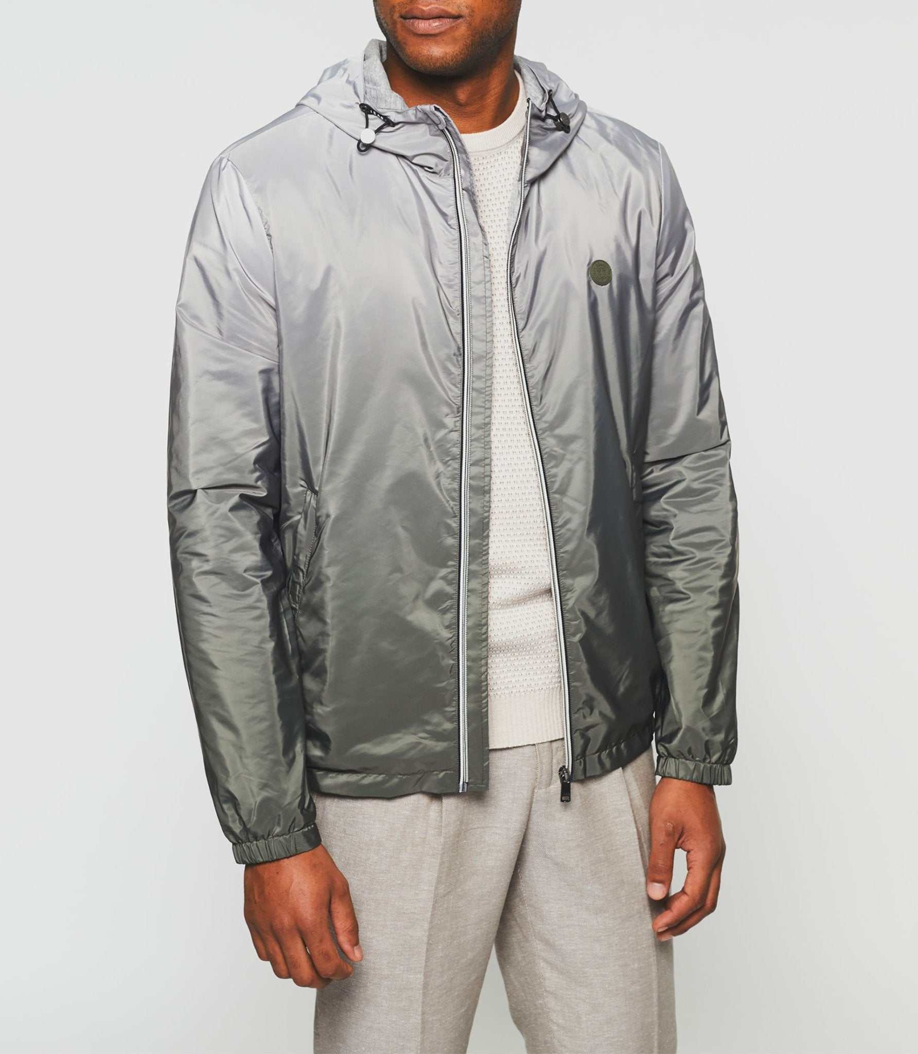 Blouson à capuche dégradé kaki "Remy" - Image 3