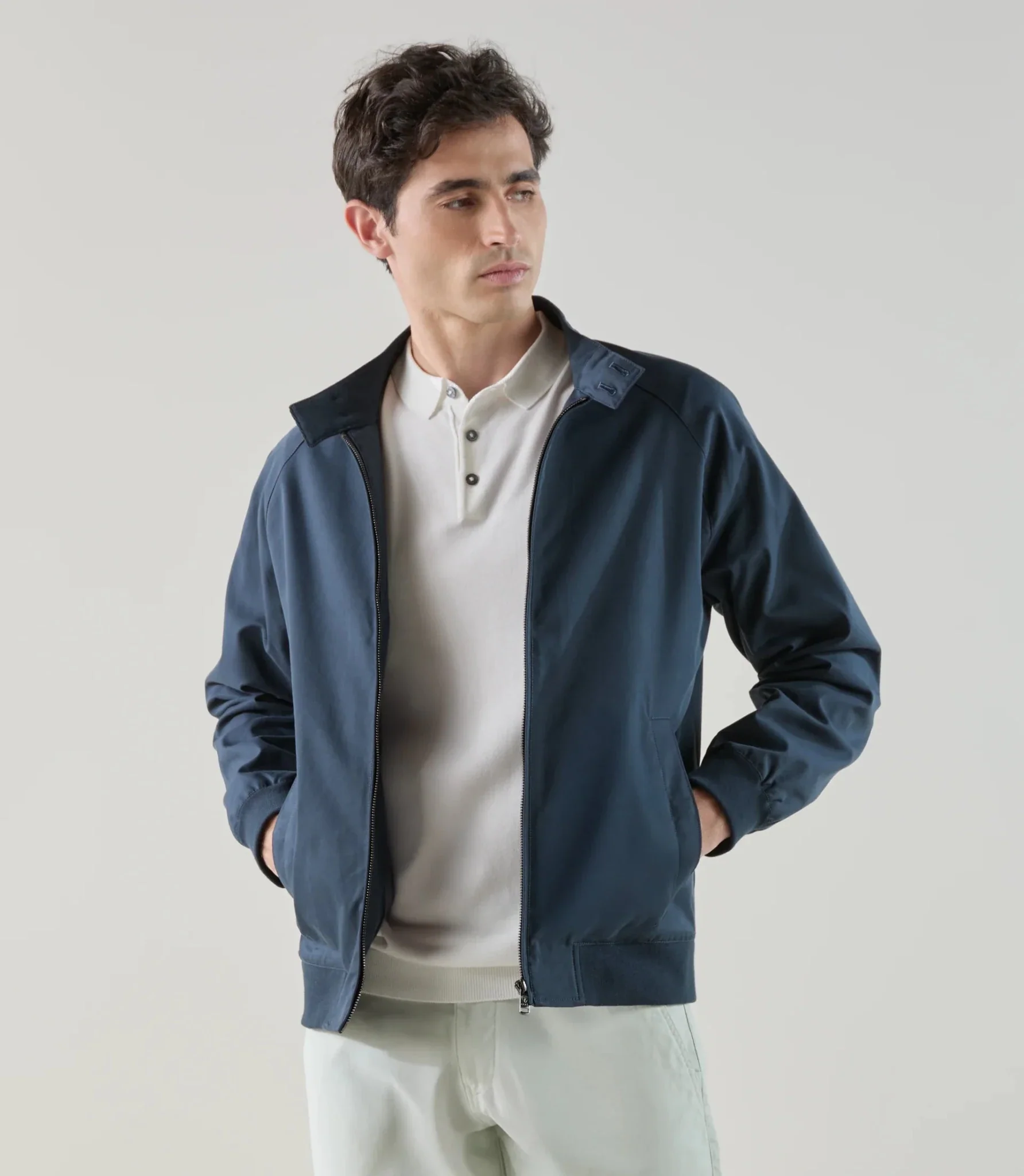 Blouson à manches raglan marine