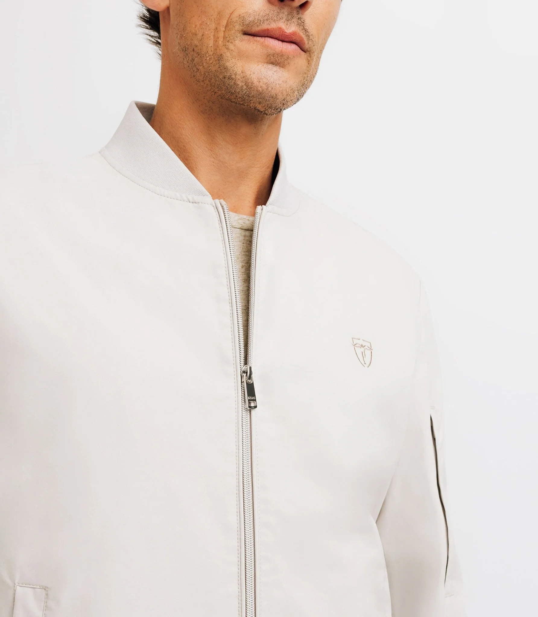 Blouson col teddy beige - Image 4
