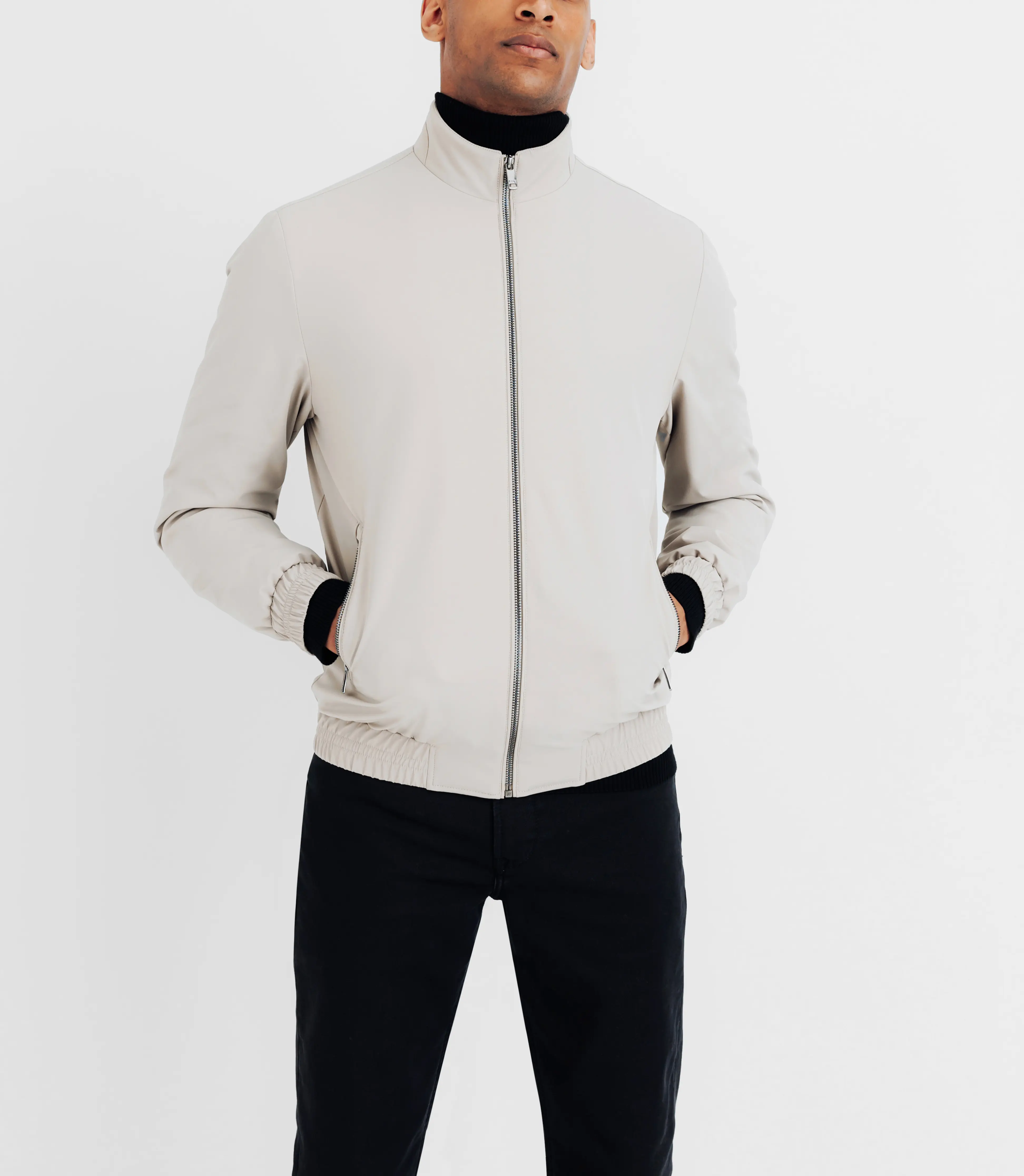Blouson léger déperlant beige - Image 2