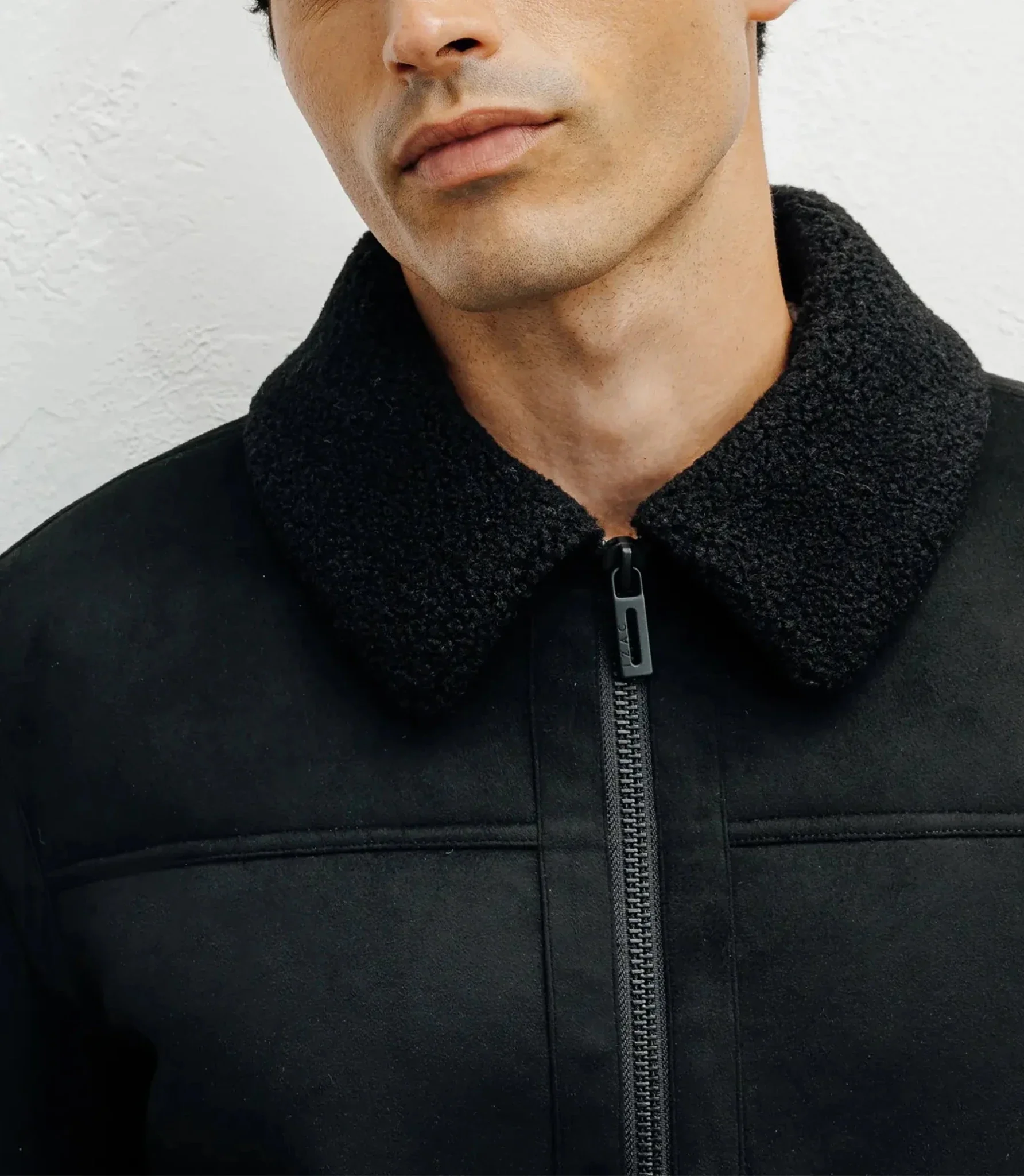 Blouson bombardier noir - Image 2