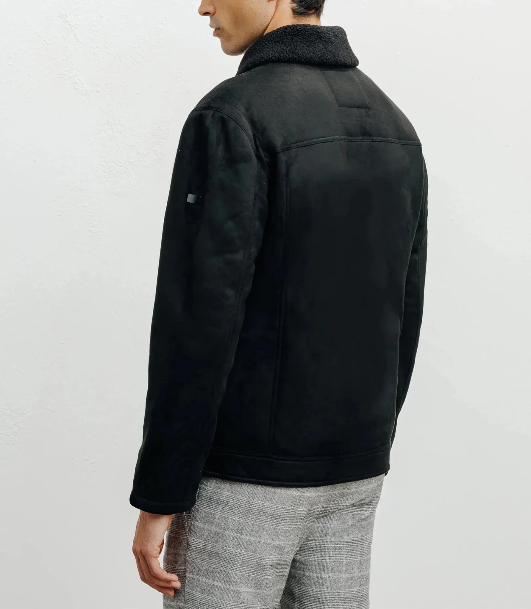 Blouson bombardier noir - Image 4