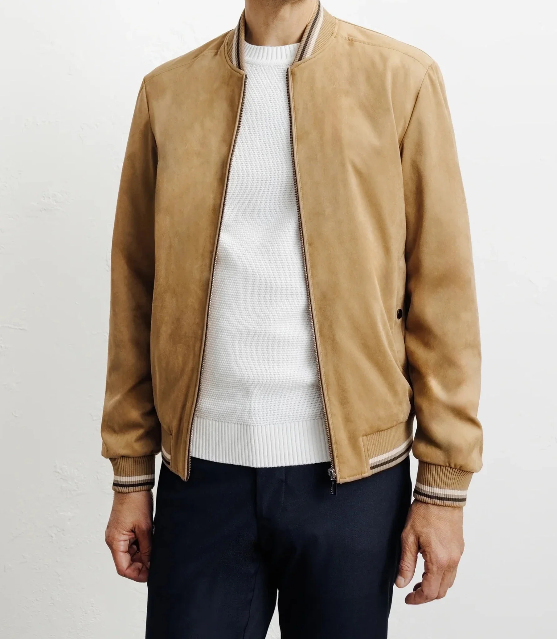 Blouson col teddy camel