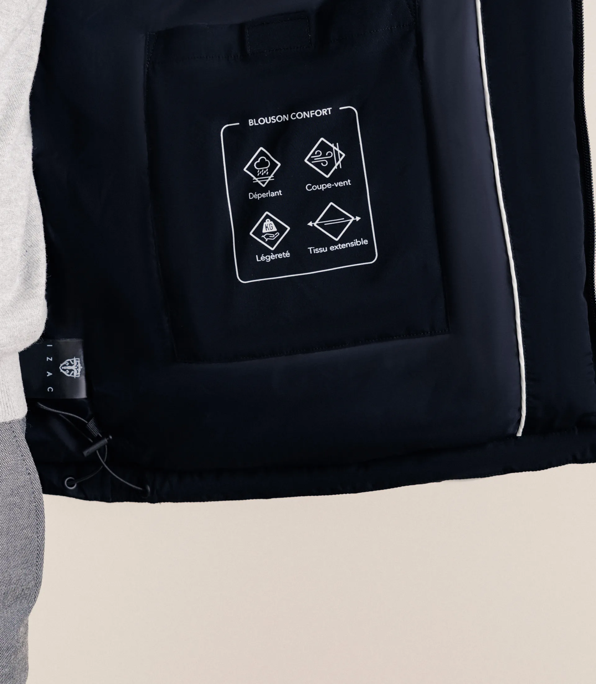 Blouson léger noir - Image 5