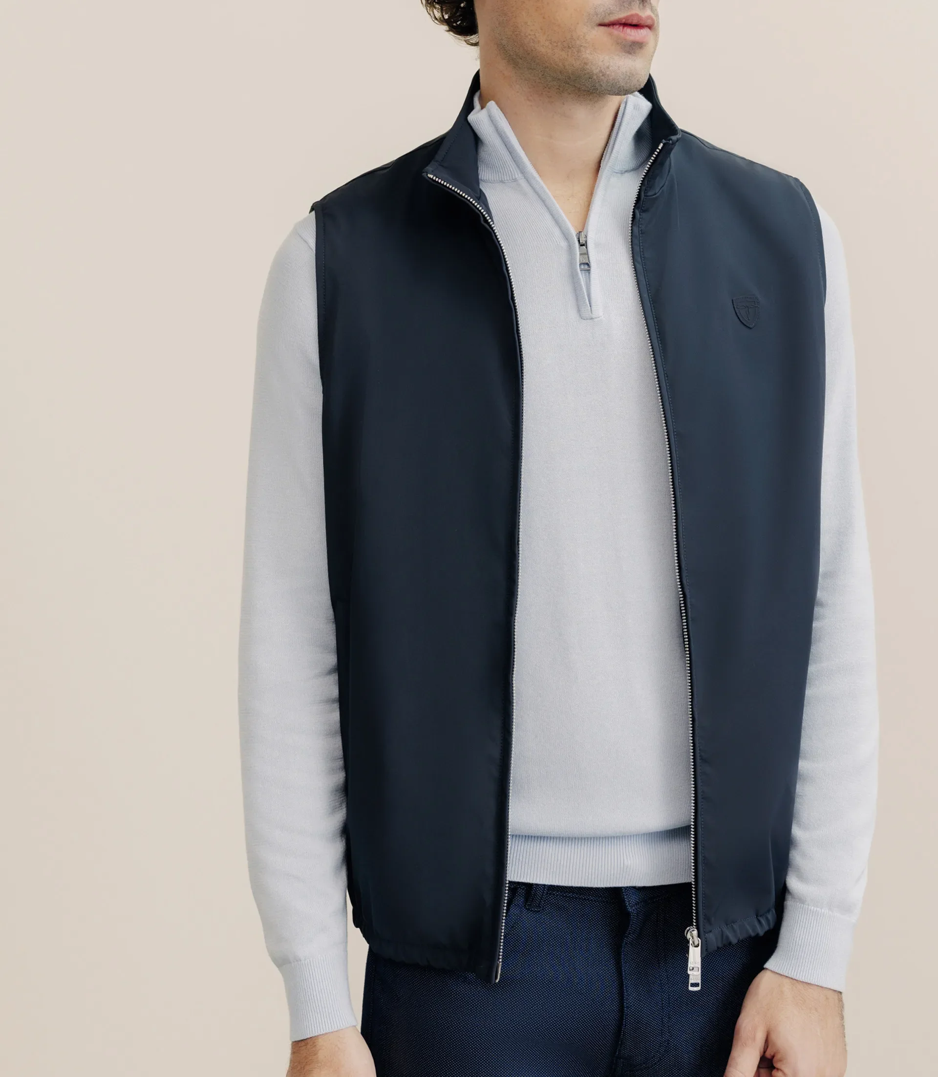 Blouson sans manche marine