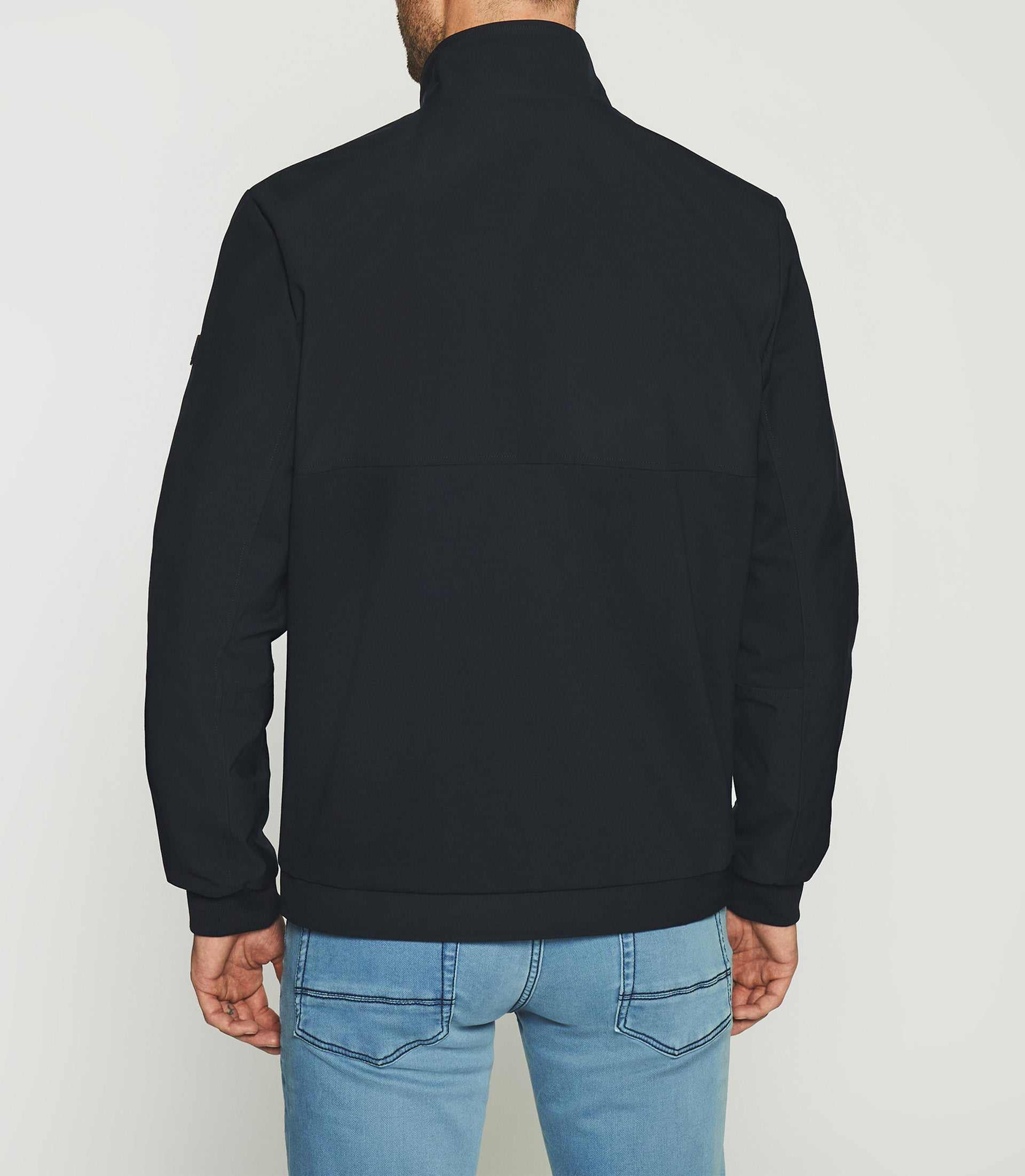 Blouson sport bi-matière marine ROYCE - Image 4