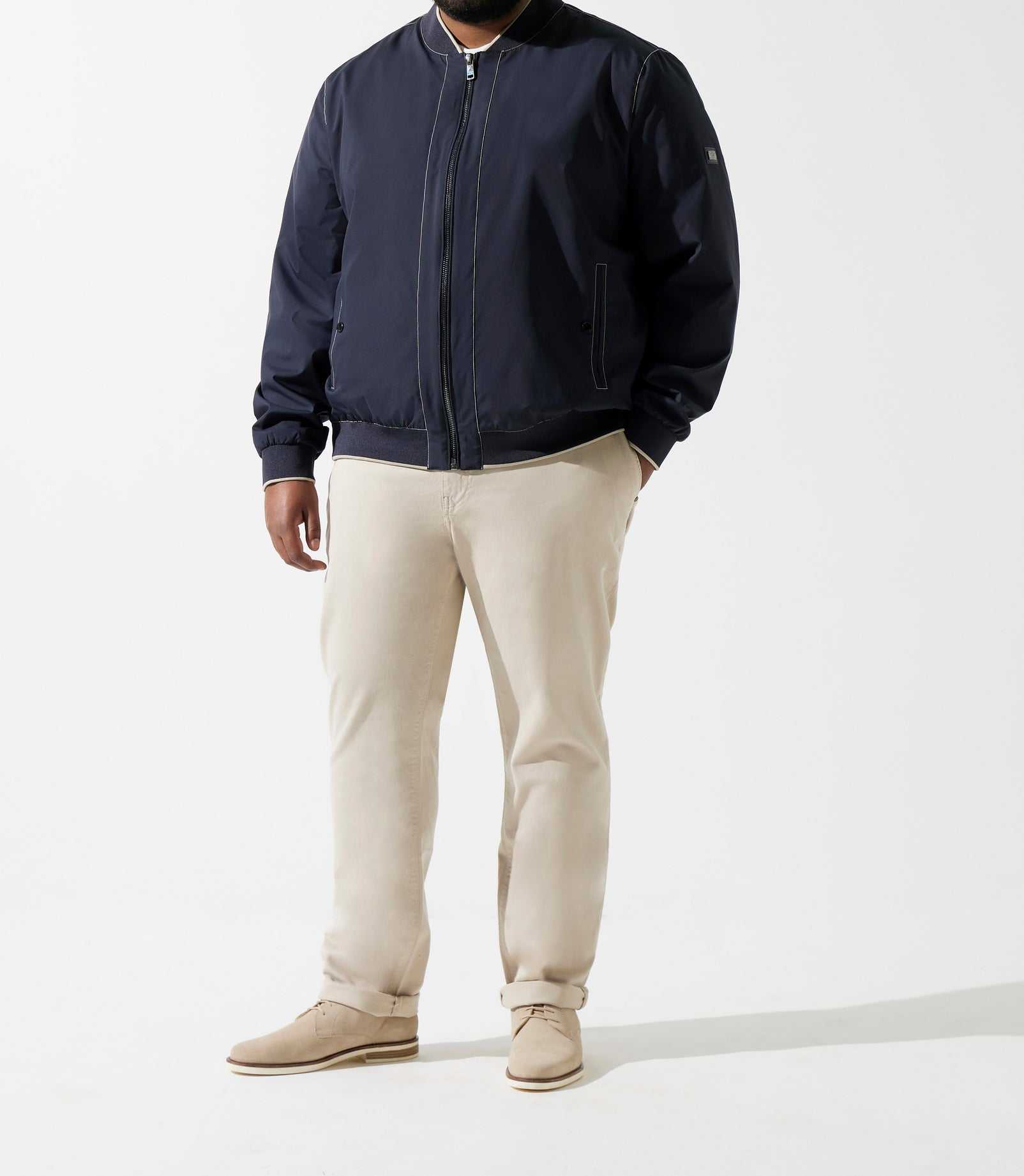 Blouson teddy marine RONBT - Image 3