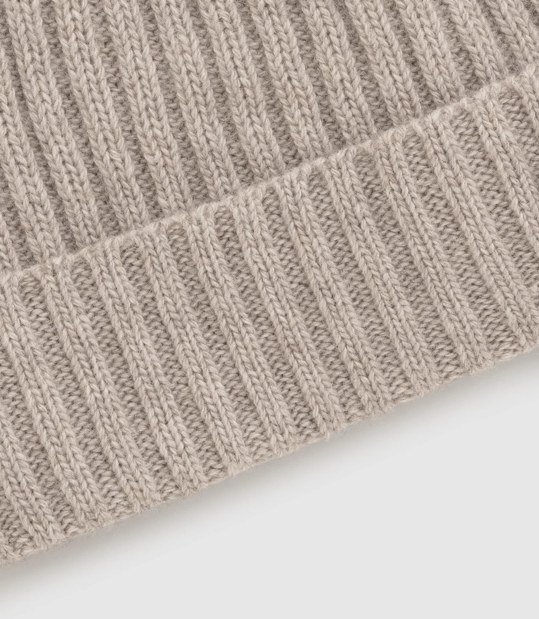 Bonnet en maille beige YEIMY - Image 2