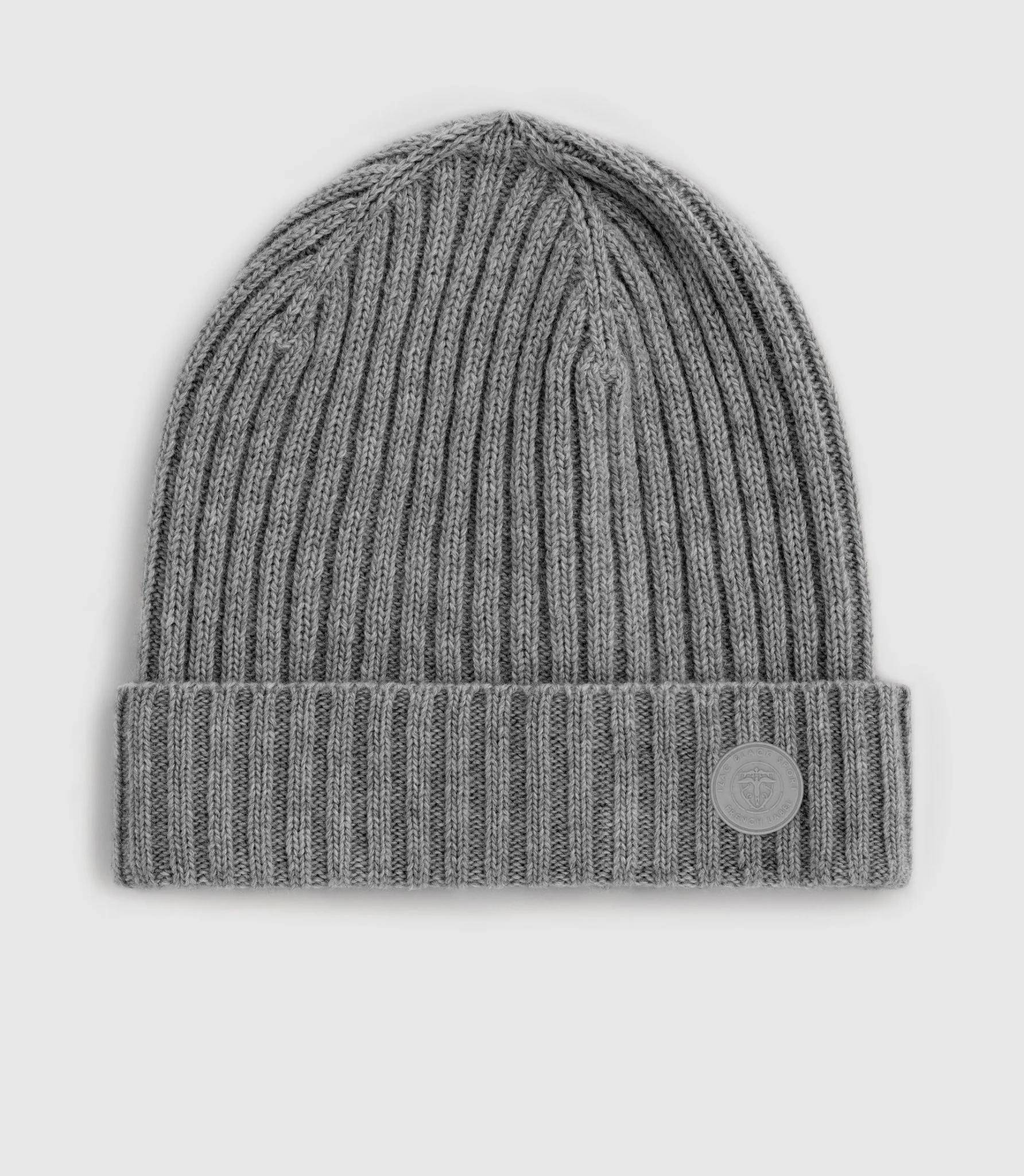 Bonnet en maille gris chiné YEIMY