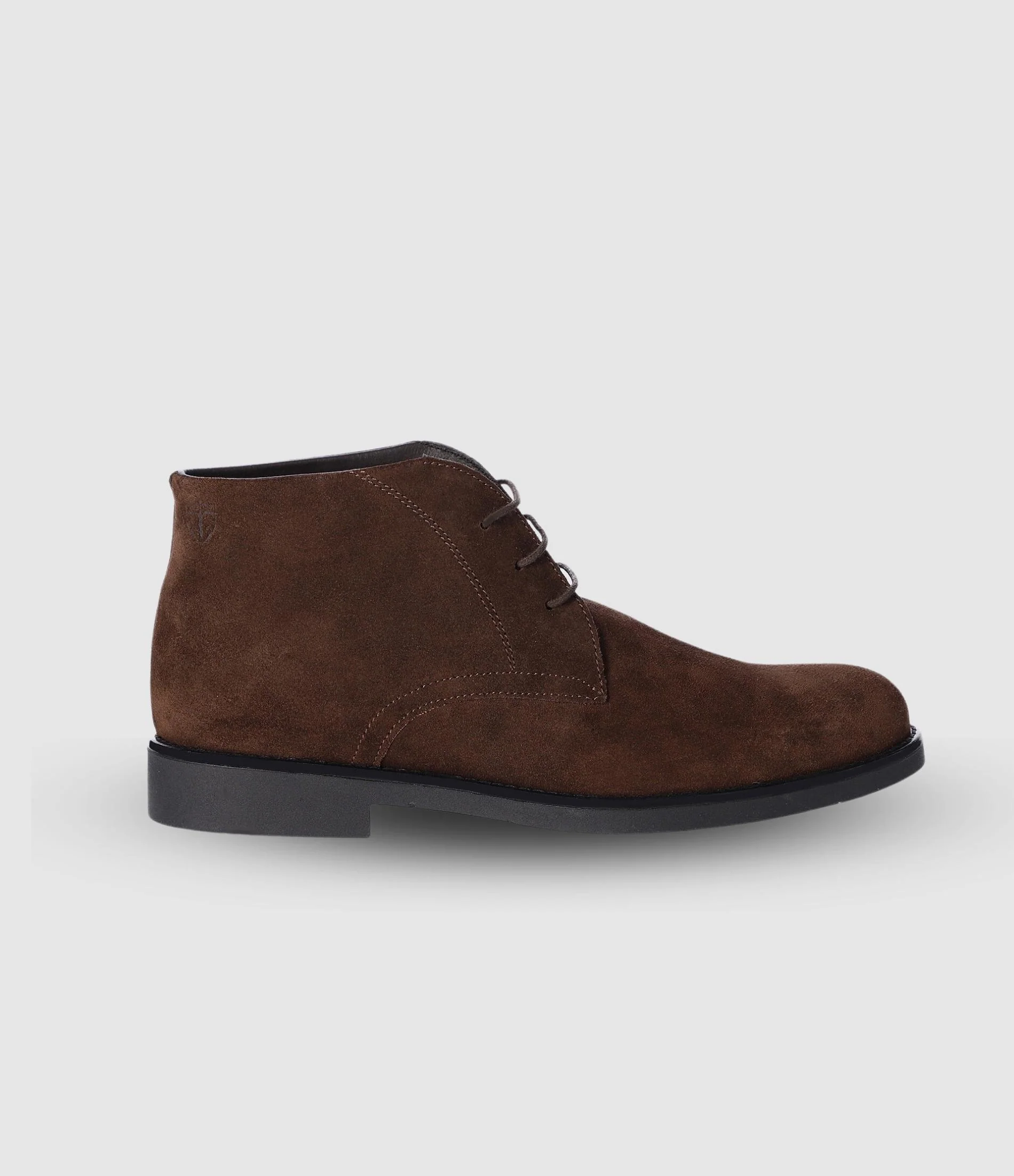Bottines suede à lacets marron ODESSA - Image 2