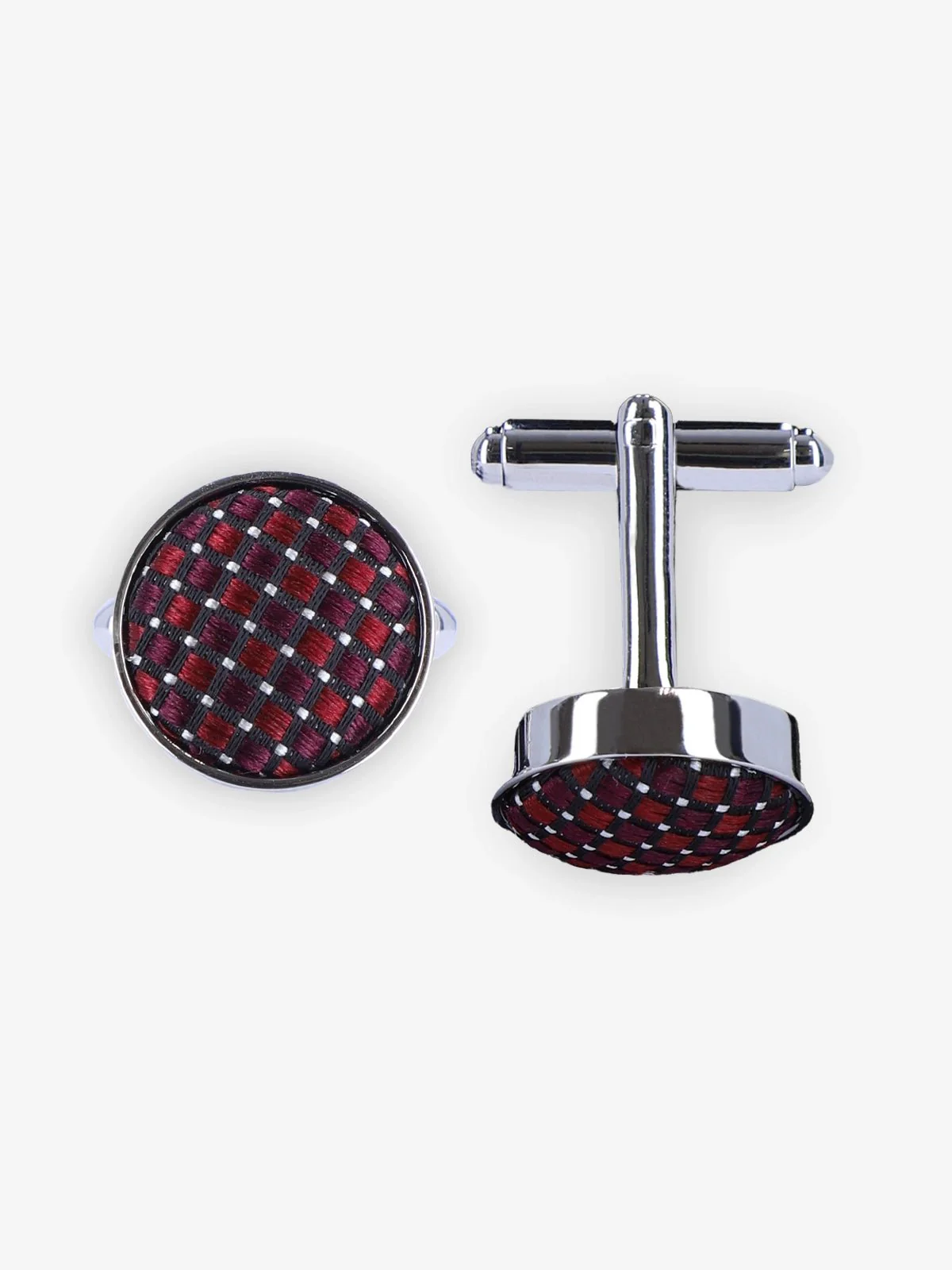 Boutons de manchette bordeaux - Image 2
