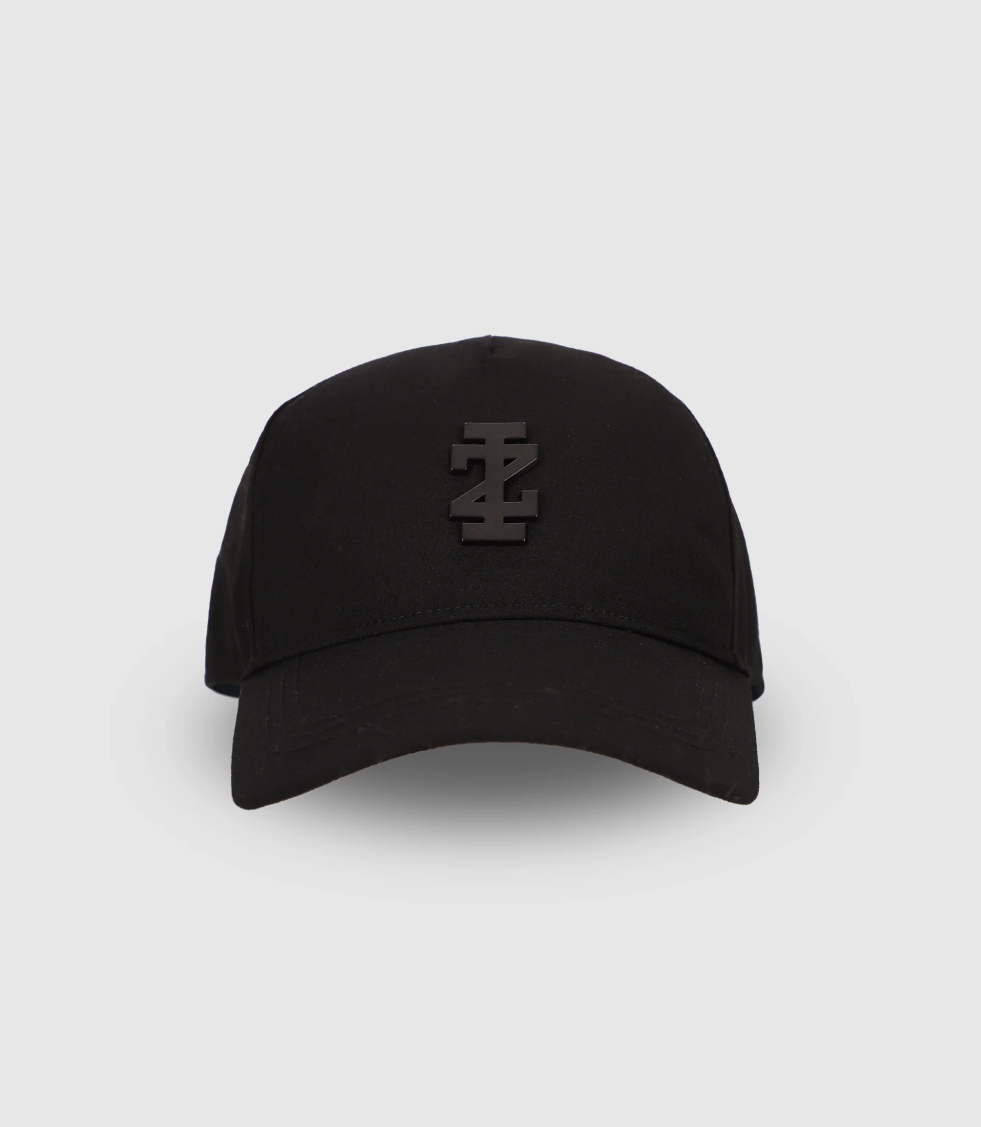 Casquette en tissu noire