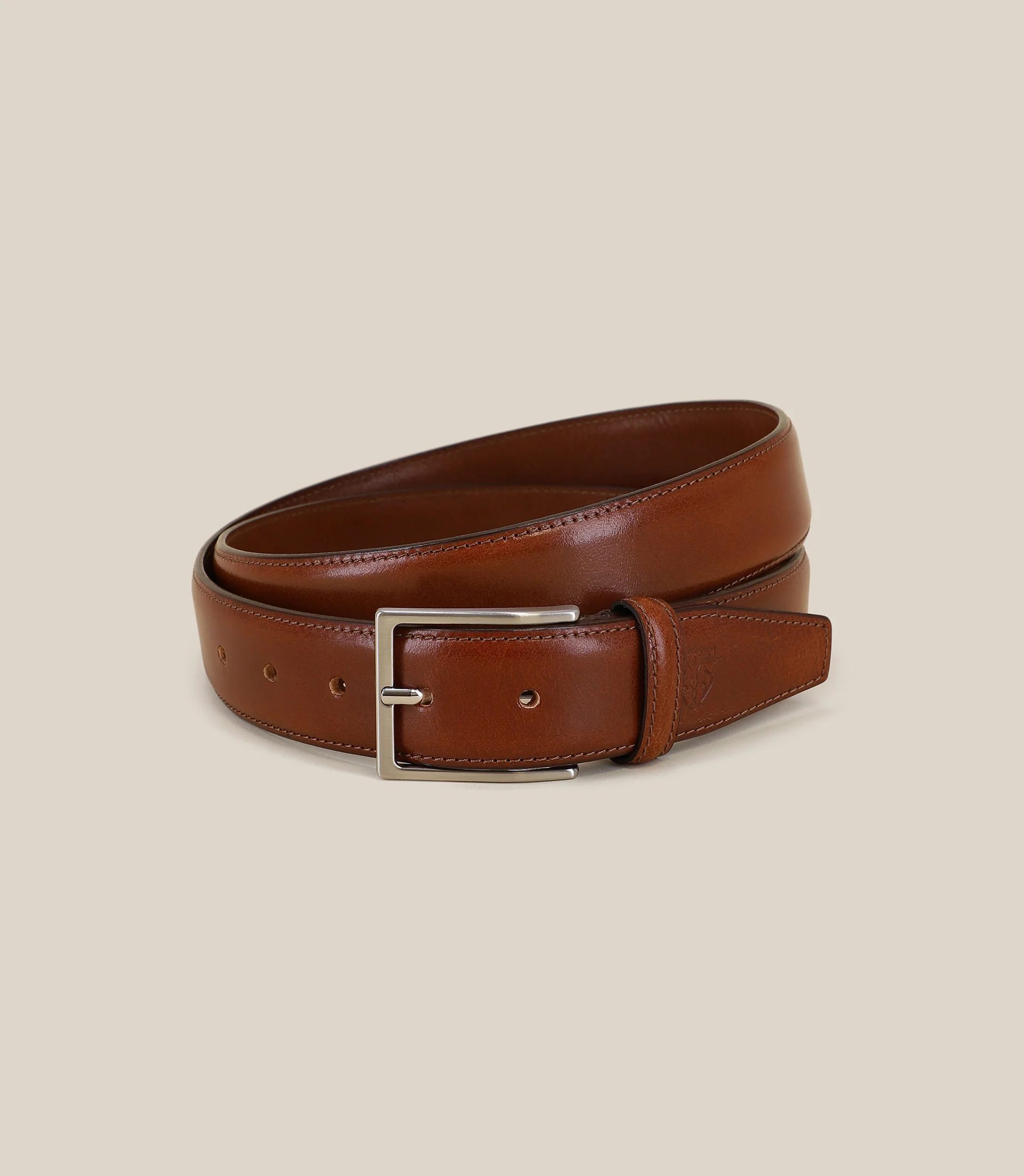 Ceinture à sangle réversible marron - Image 2