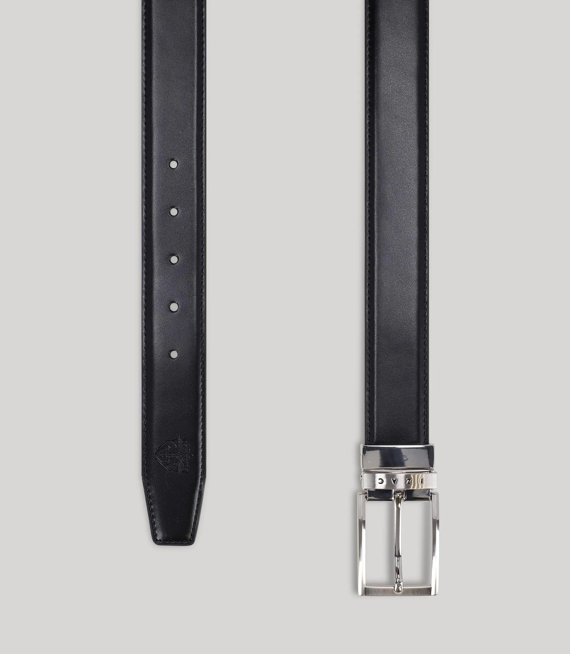 Ceinture réversible noir et marron - Image 3