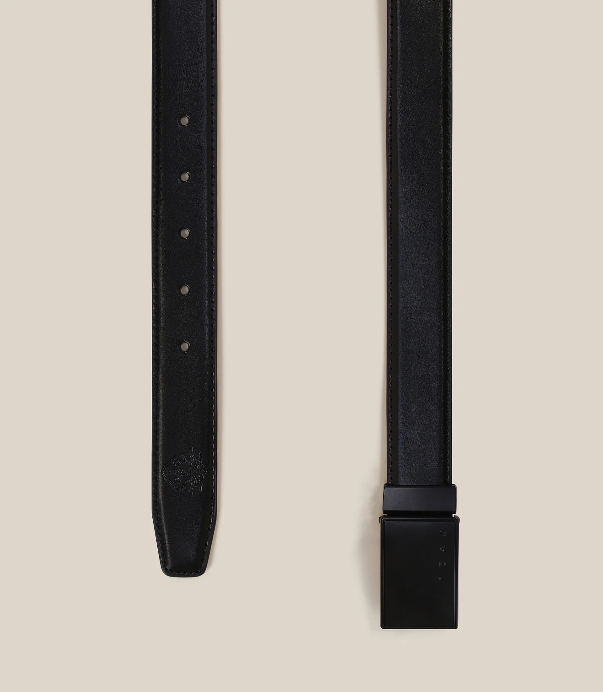 Ceinture réversible ajustable noire - Image 3