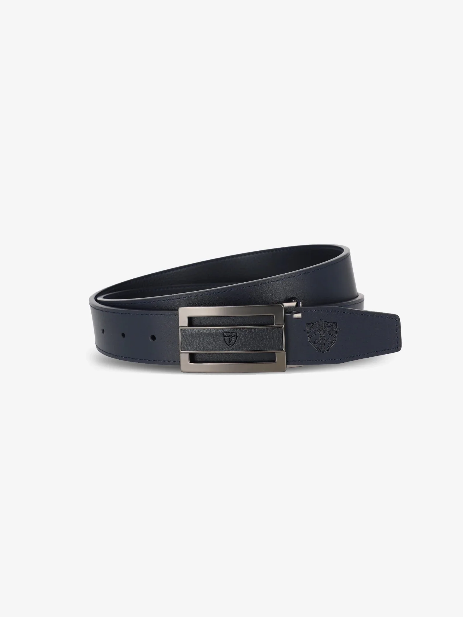 Ceinture réversible marine - Image 2