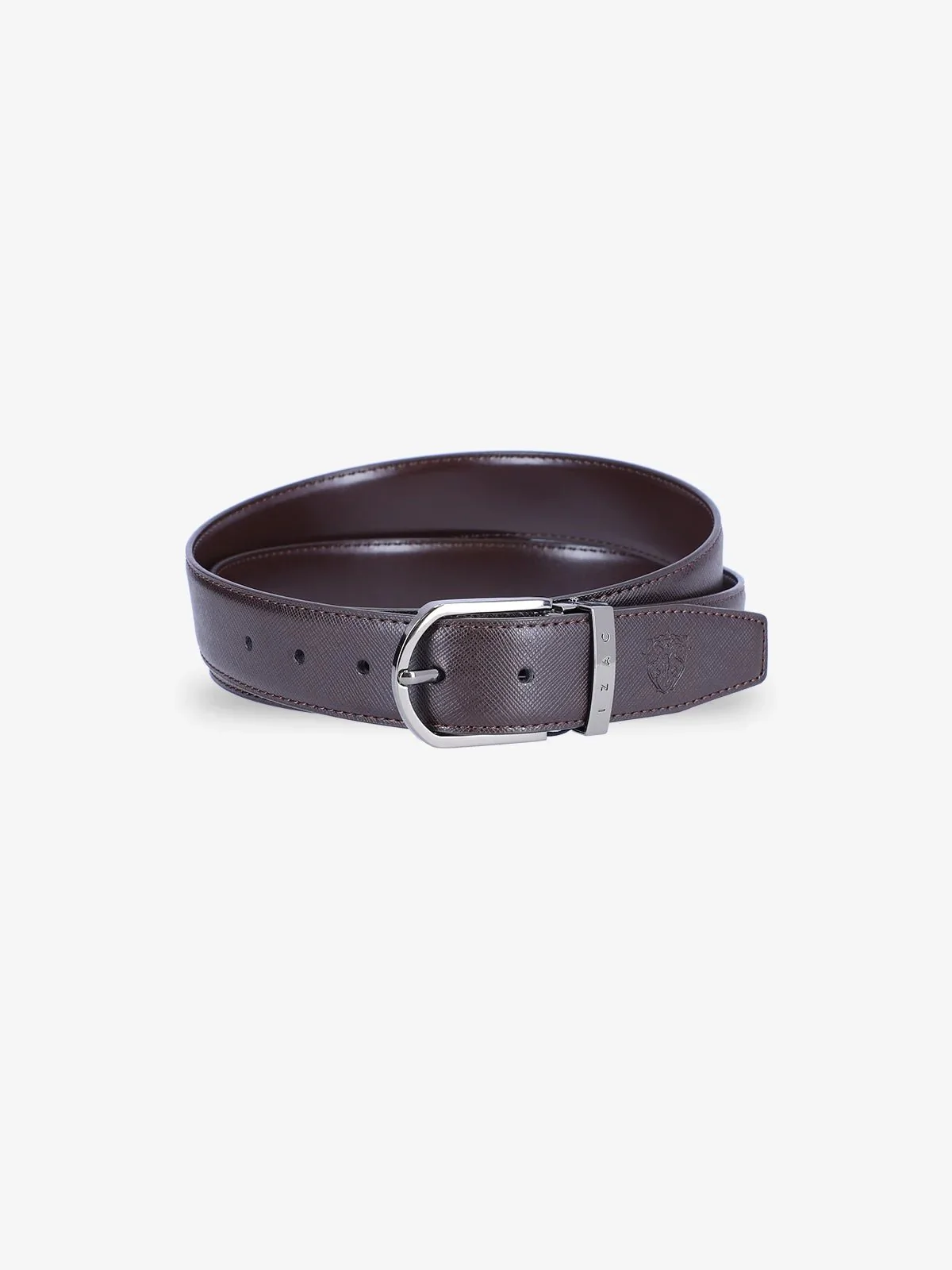 Ceinture réversible marron