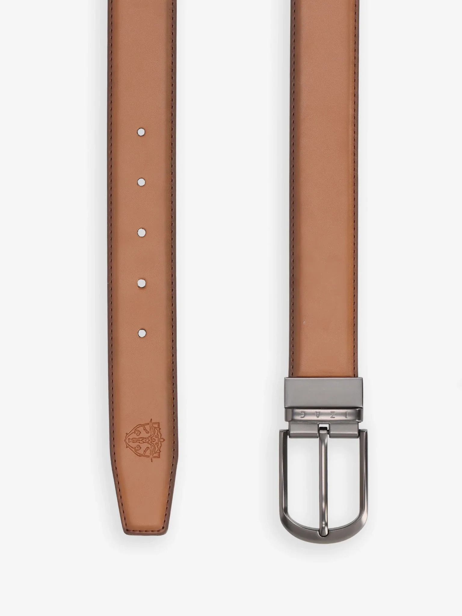 Ceinture réversible marron - Image 3