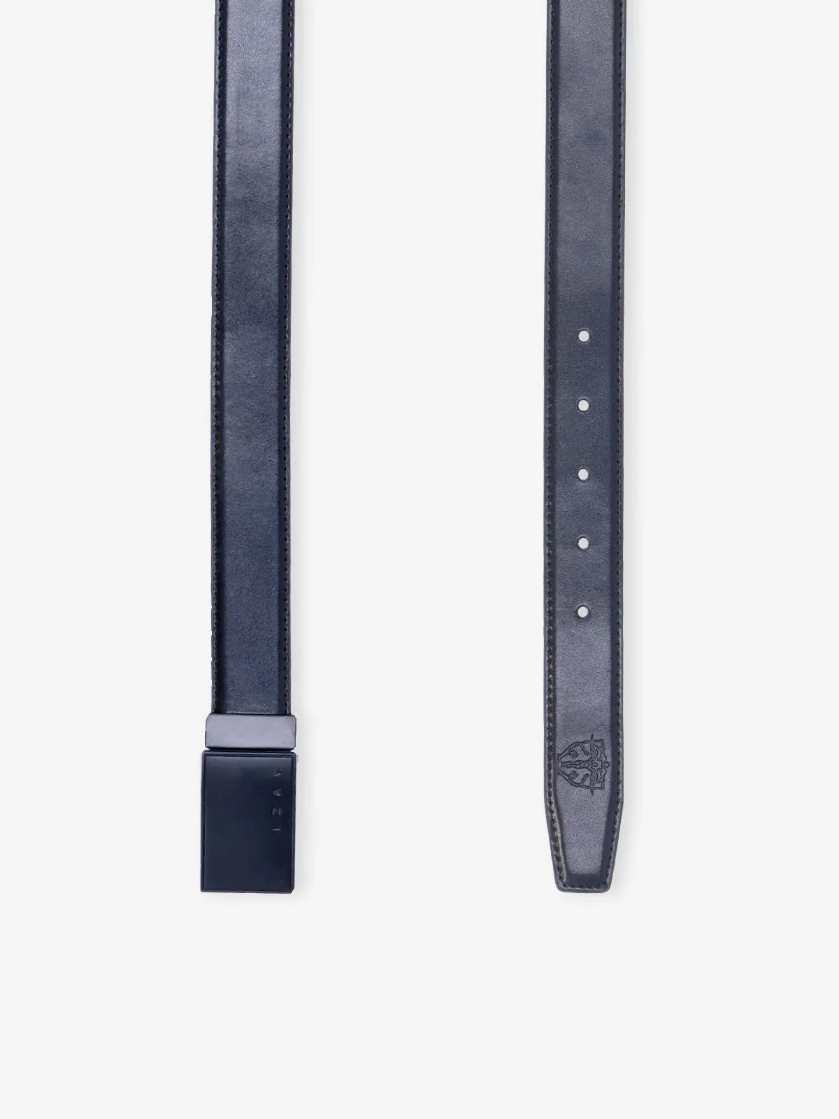 Ceinture réversible noire - Image 3