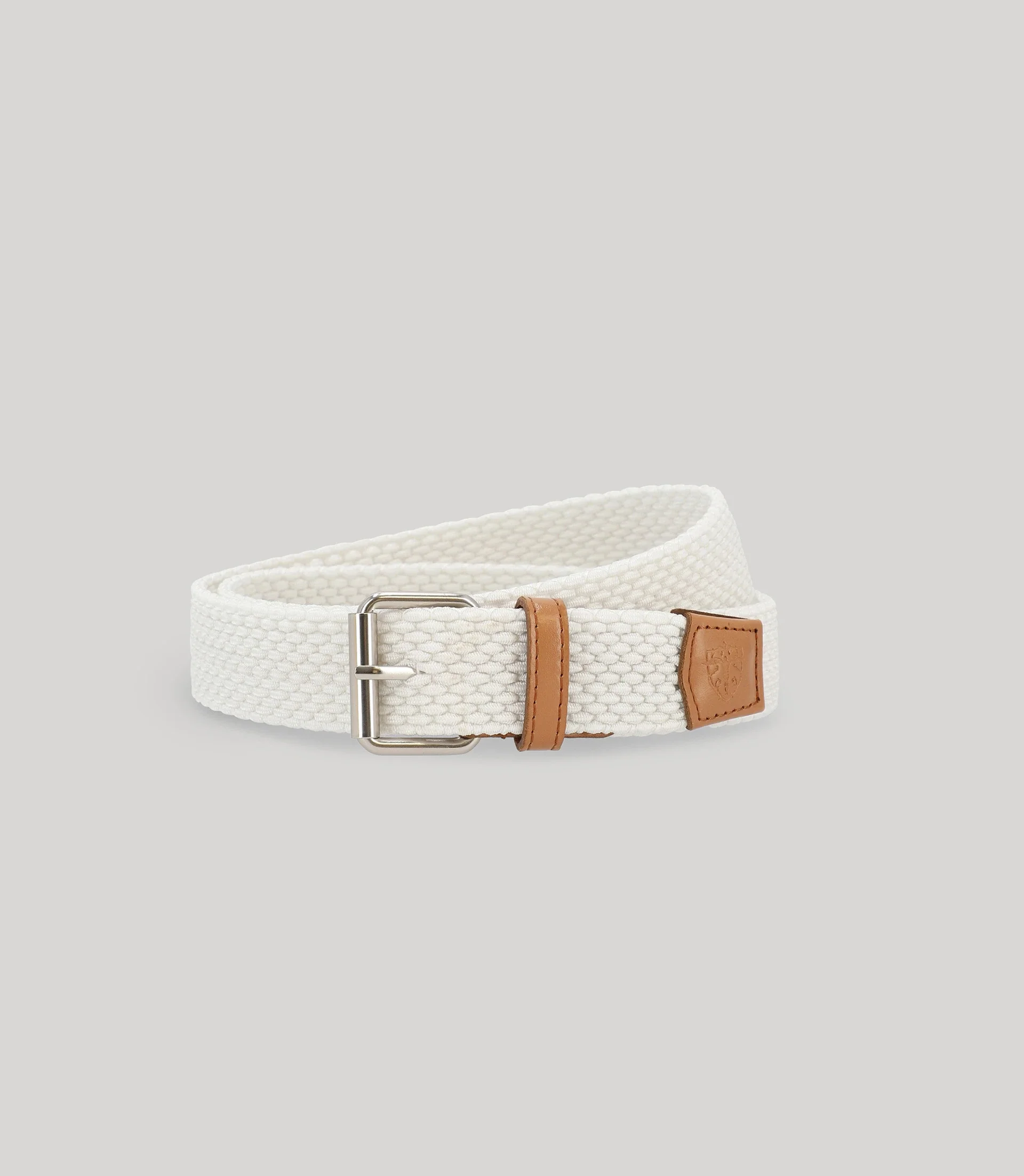 Ceinture tressée blanche