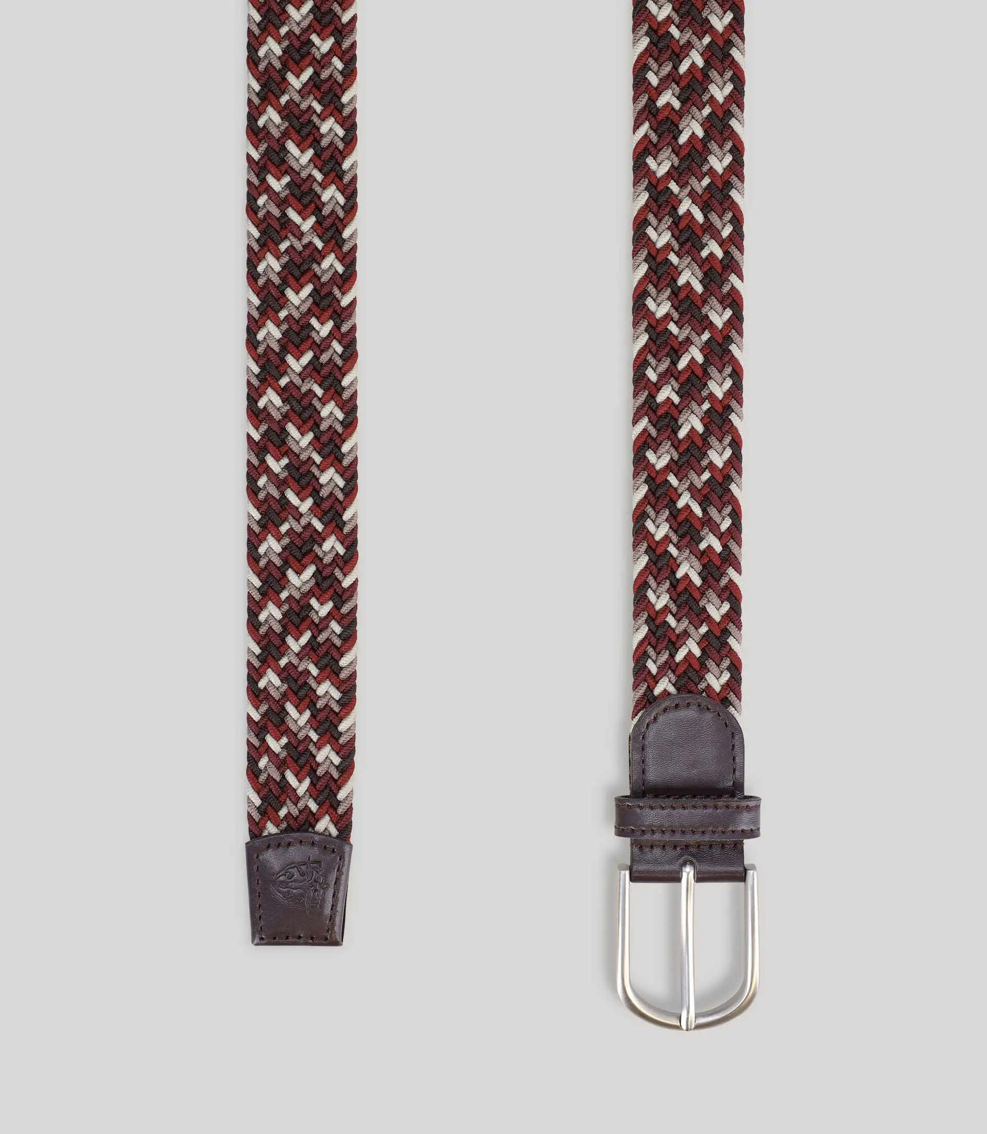 Ceinture tressée marron - Image 2