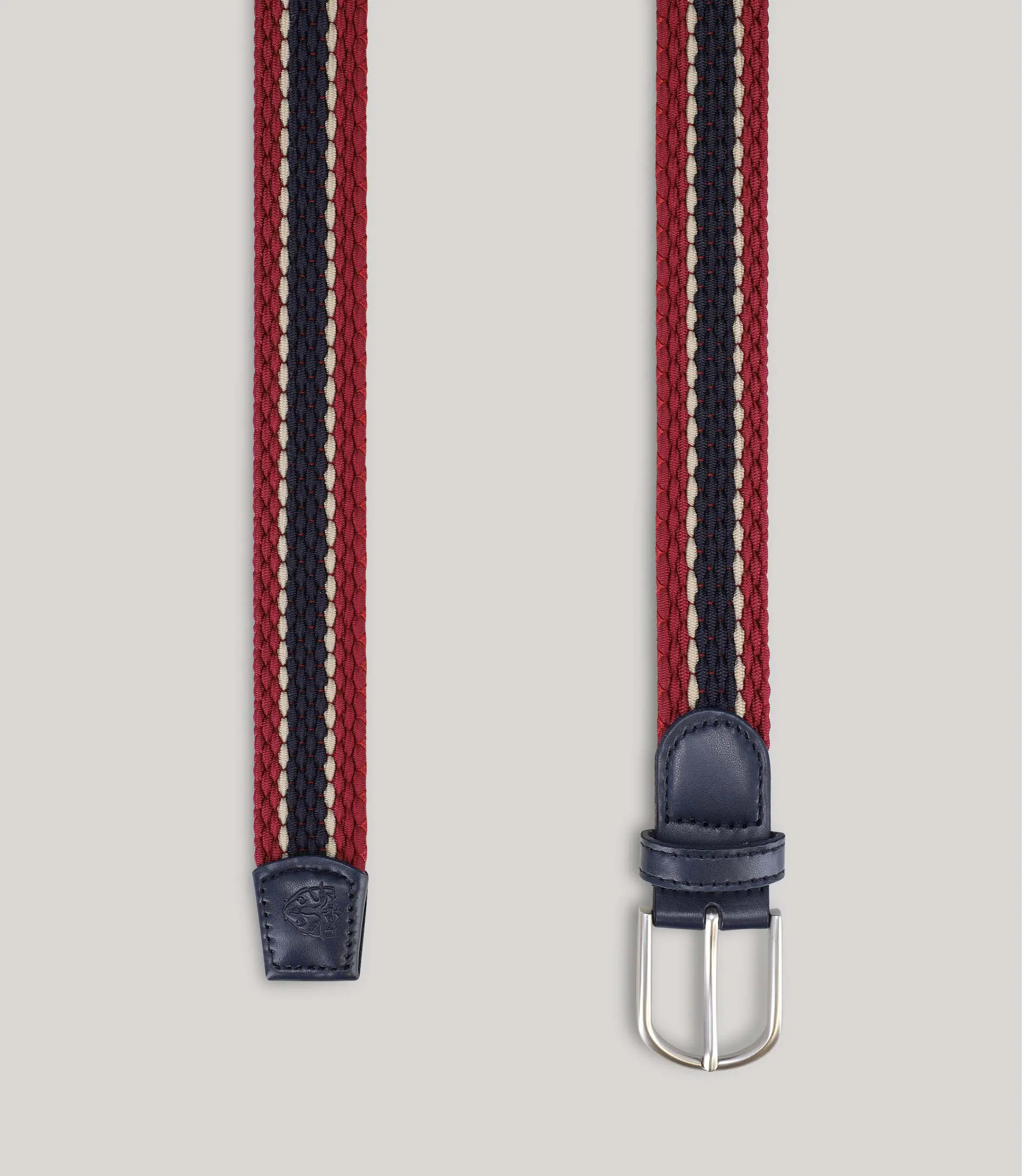 Ceinture tressée rouge - Image 2
