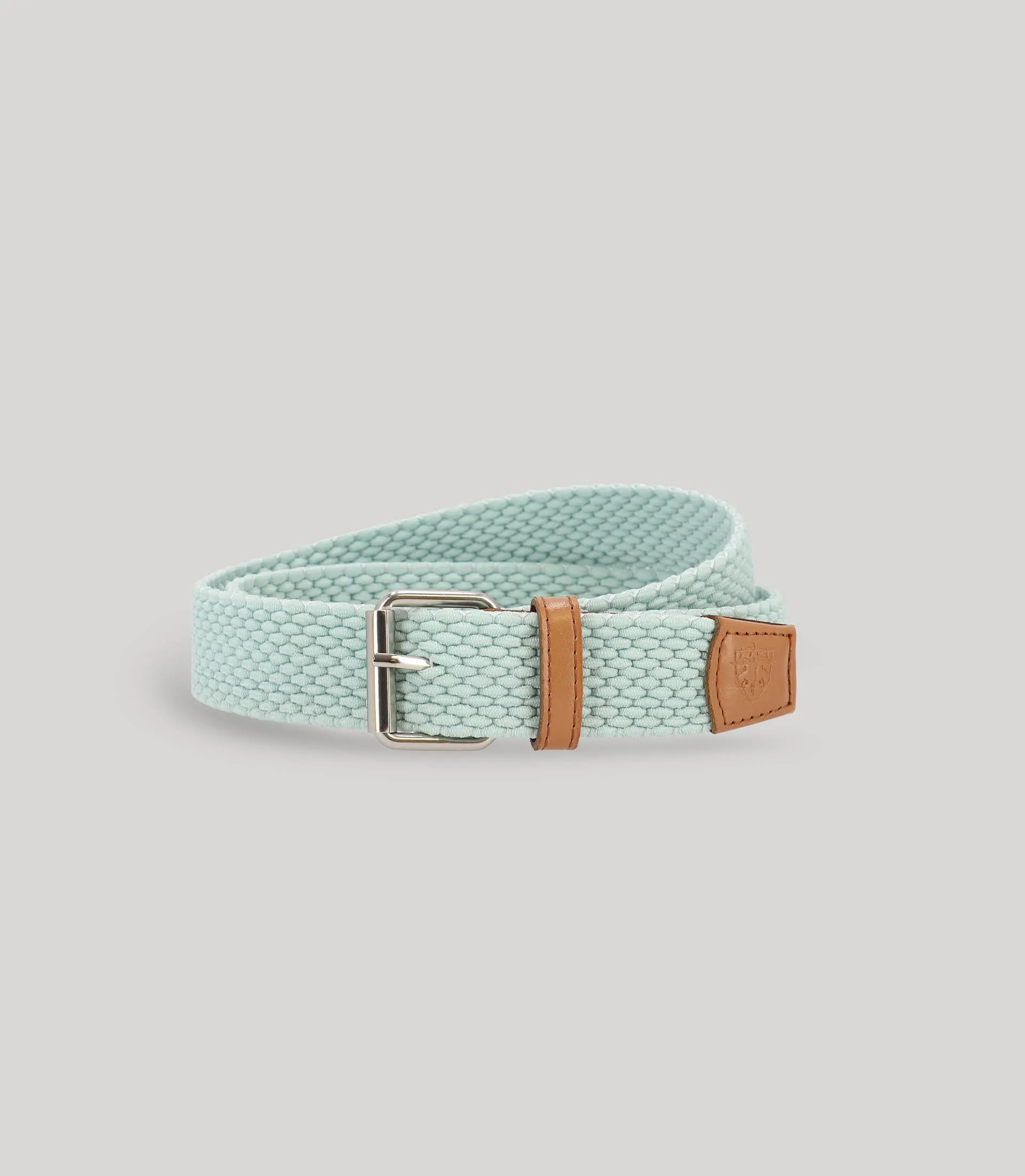 Ceinture tressée vert clair