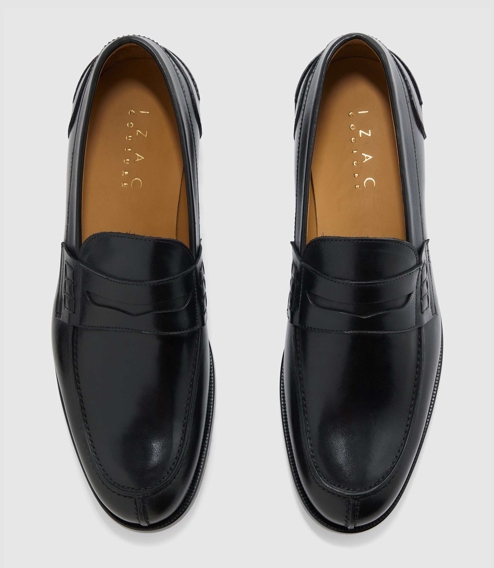 Mocassin couture noir "Erasmus" - Image 4