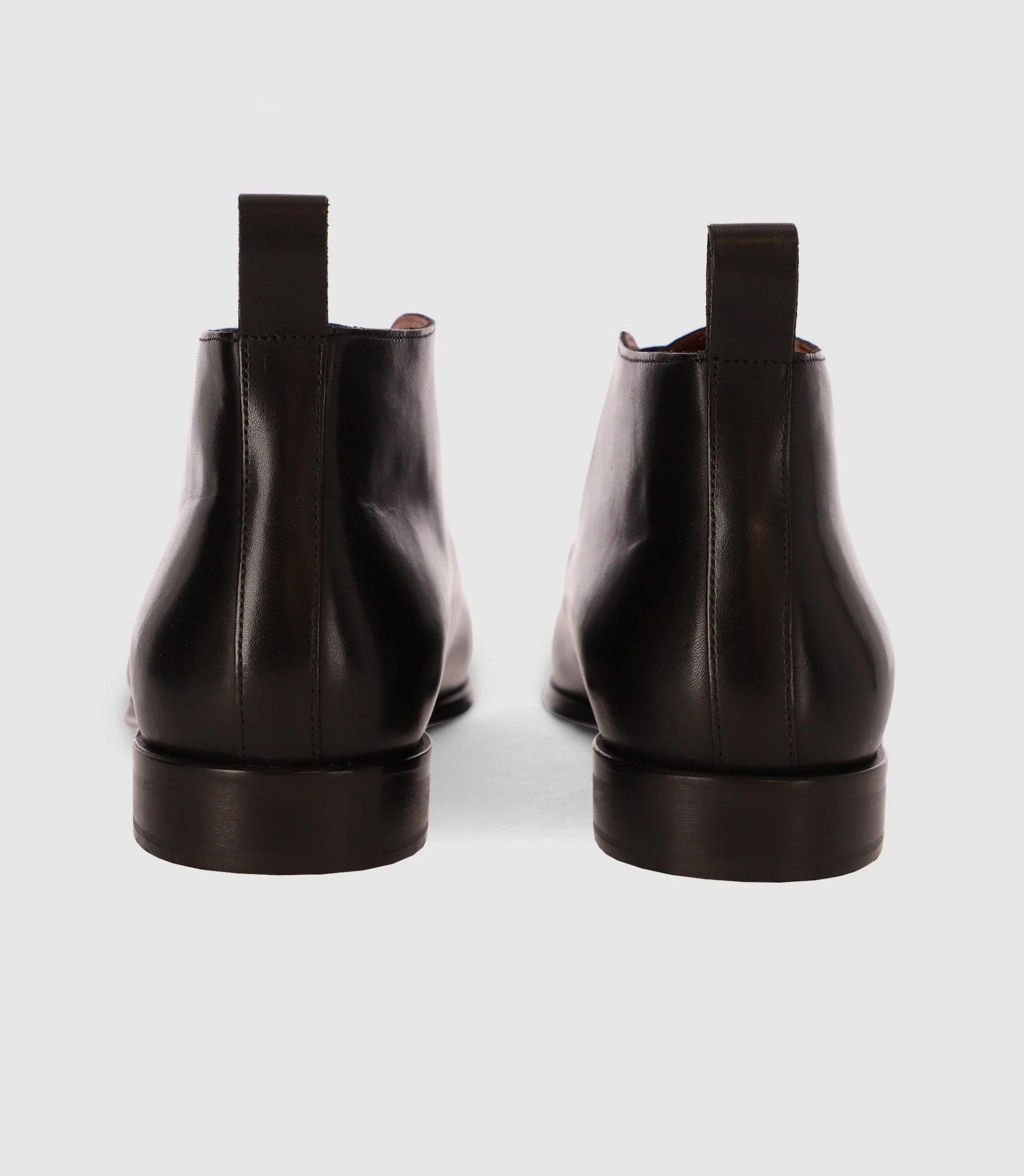 Chaussures montantes en cuir noires - Image 4