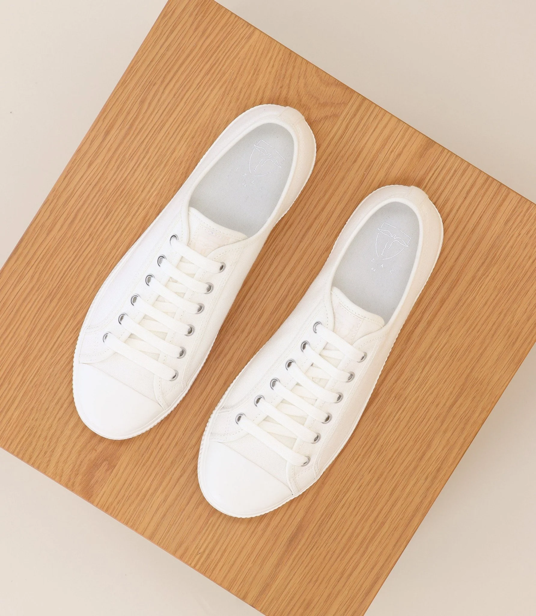 Chaussures baskets en toile écru - Image 5