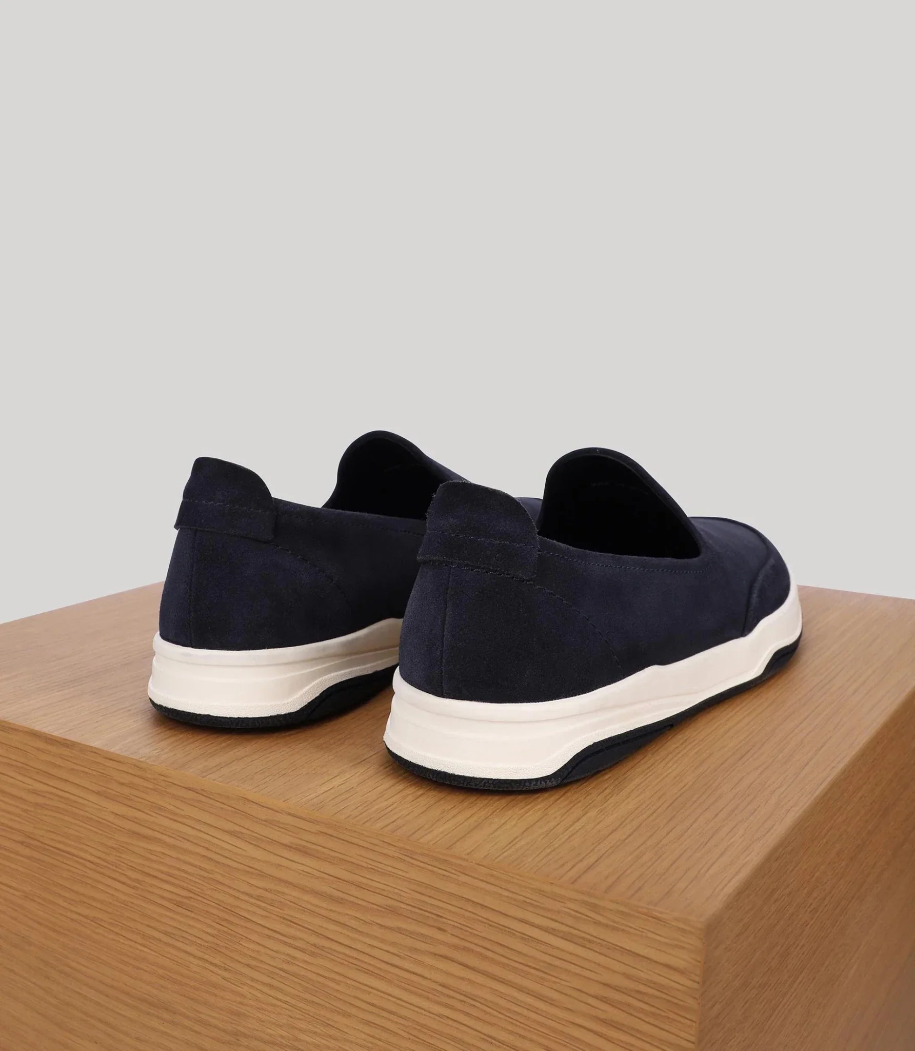 Chaussures casual en suède  marine - Image 5