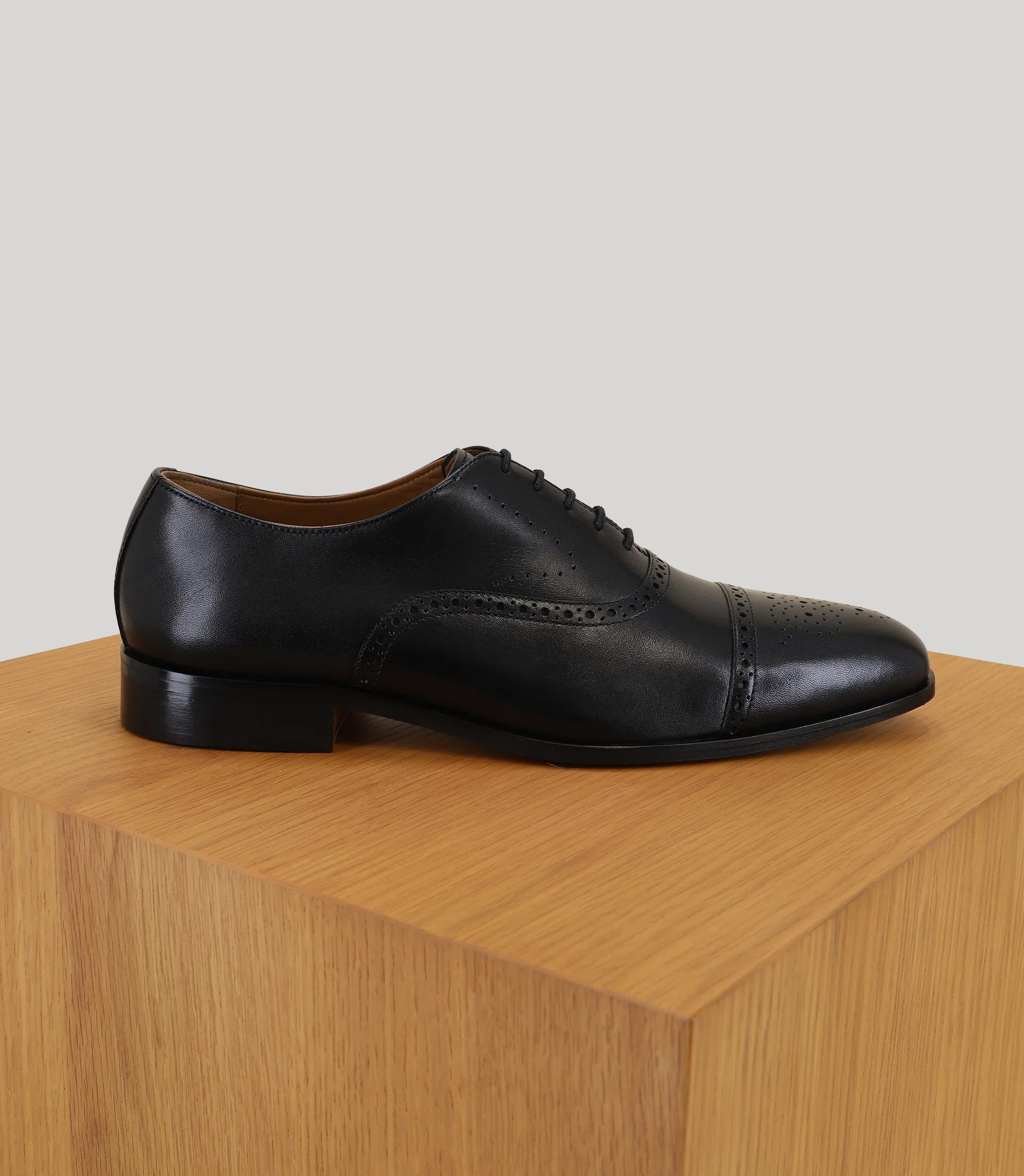 Derby en cuir noir - Image 2
