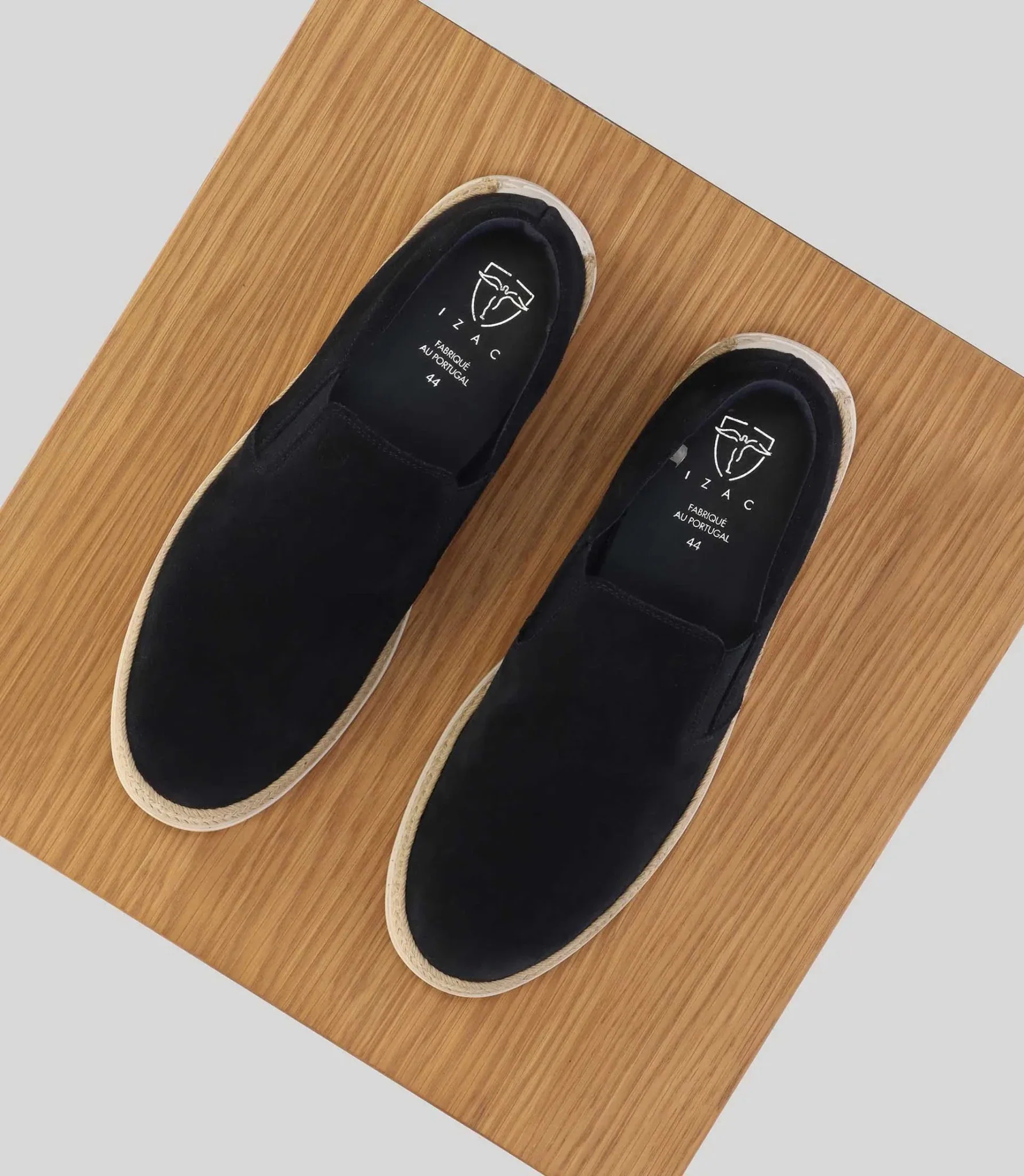 Chaussures en suède marine - Image 3