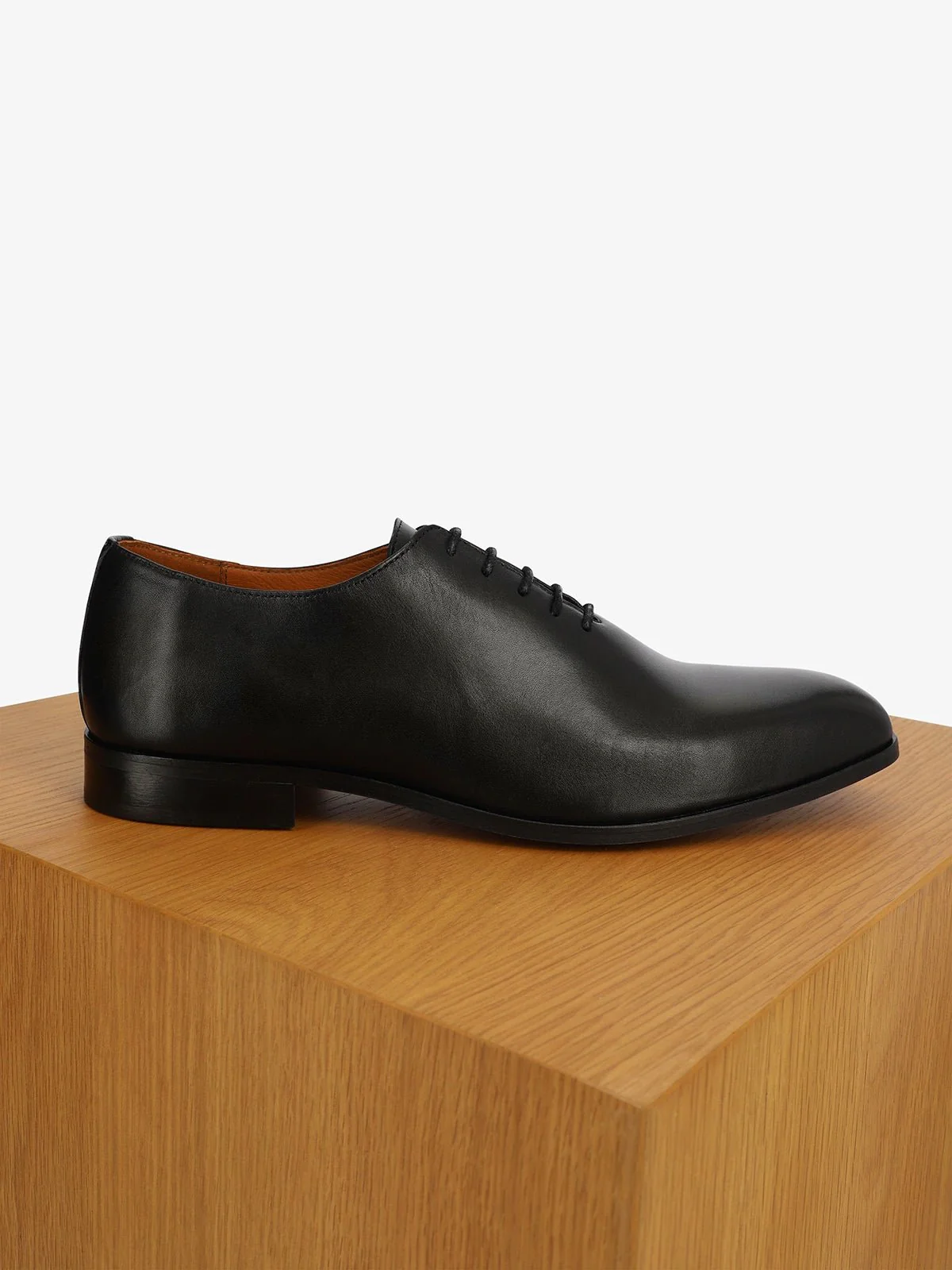 Richelieu en cuir noire - Image 2