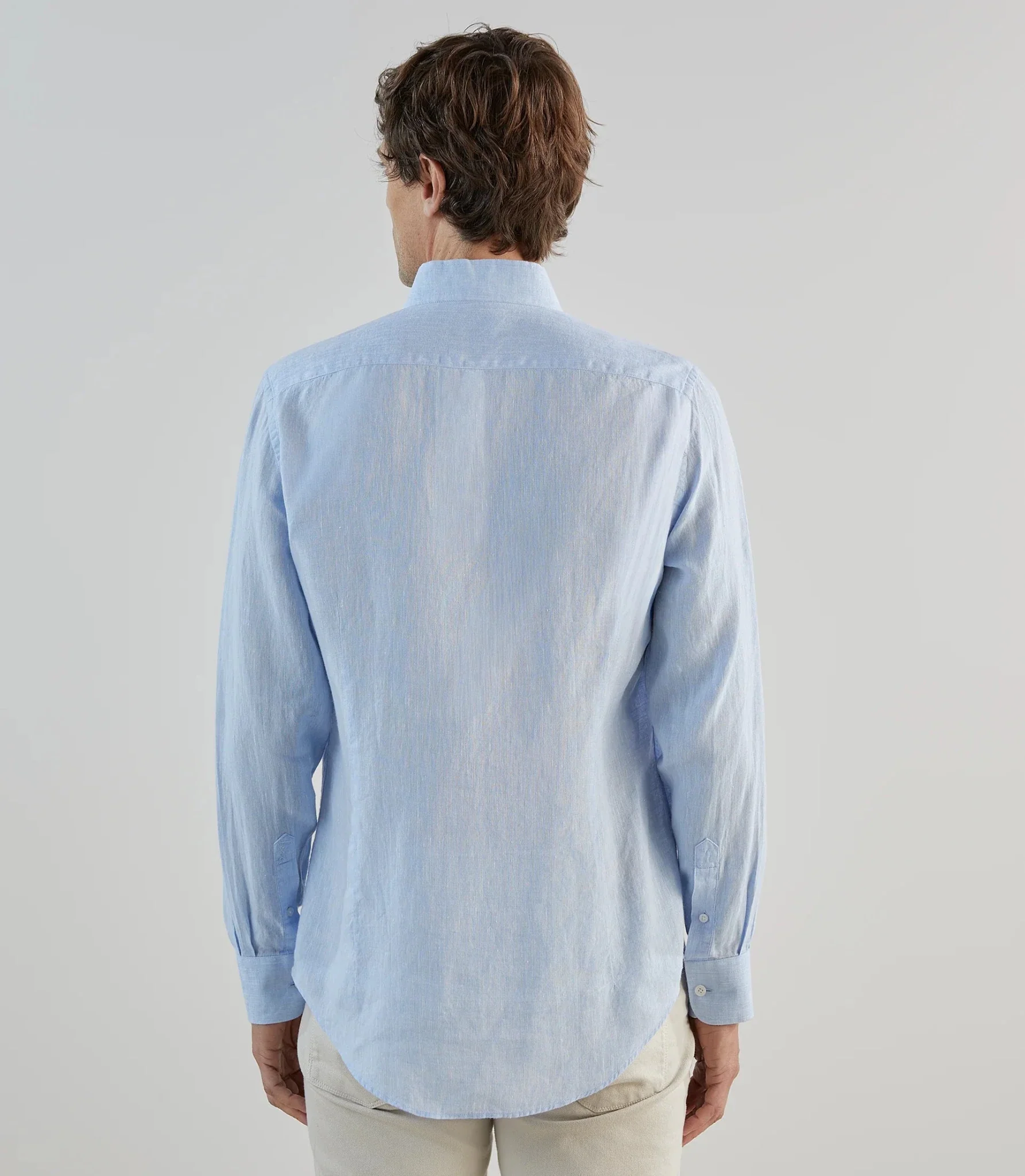 Chemise 100% lin ciel - Image 4