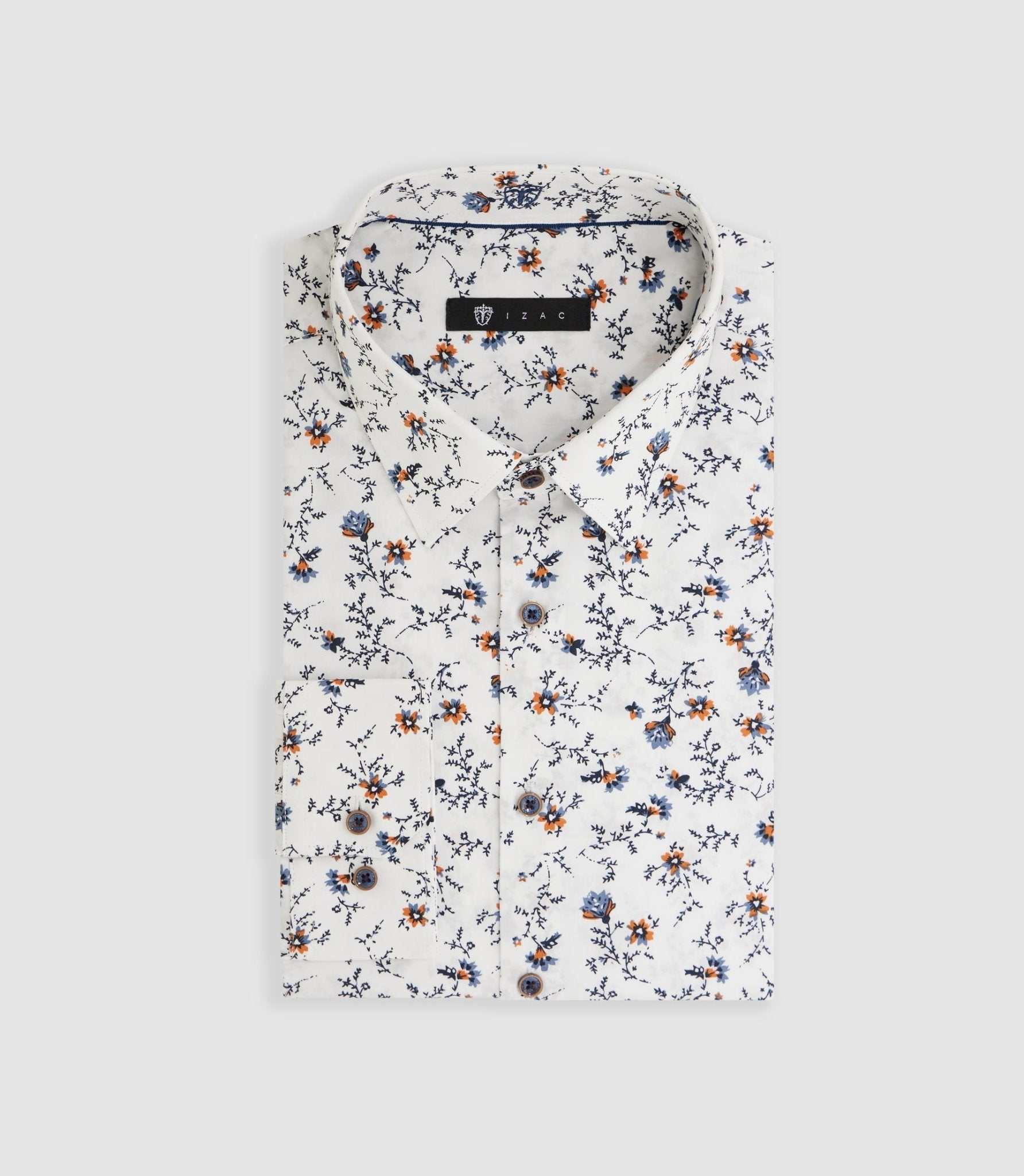 Chemise à imprimé floral blanche "Mady" - Image 3