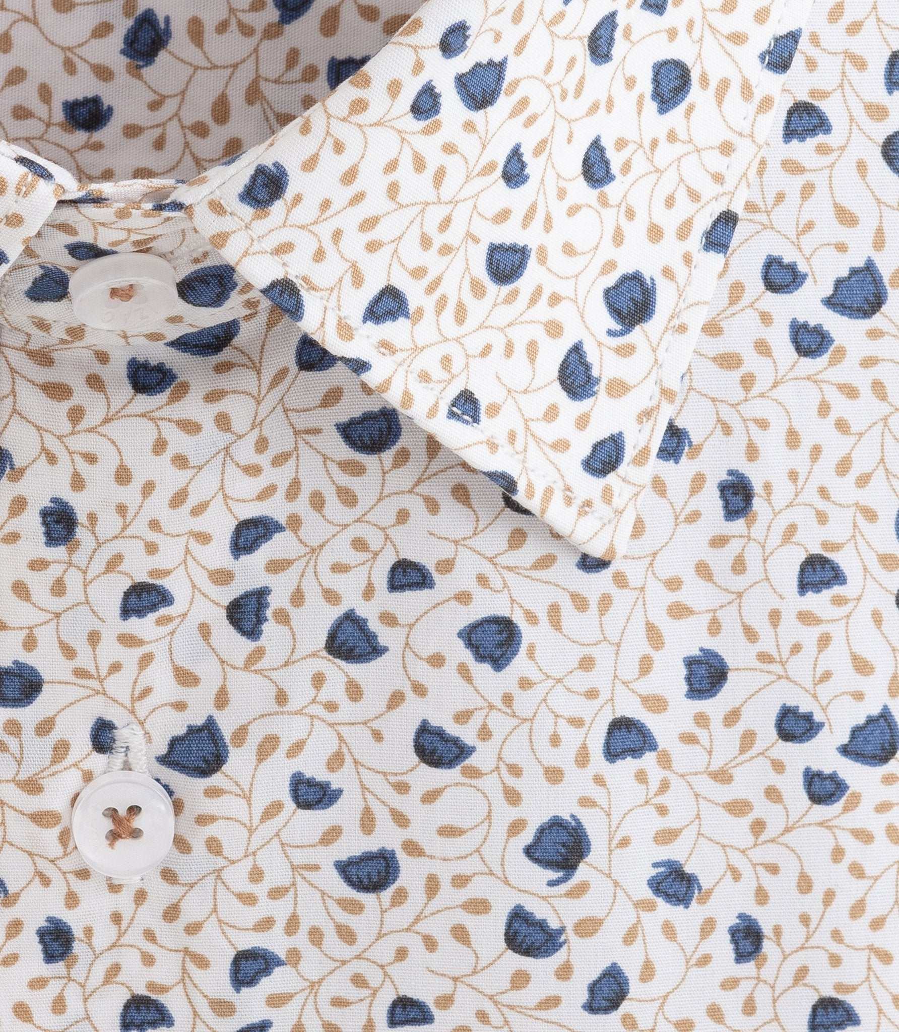 Chemise à imprimé floral jaune "Delta" - Image 2