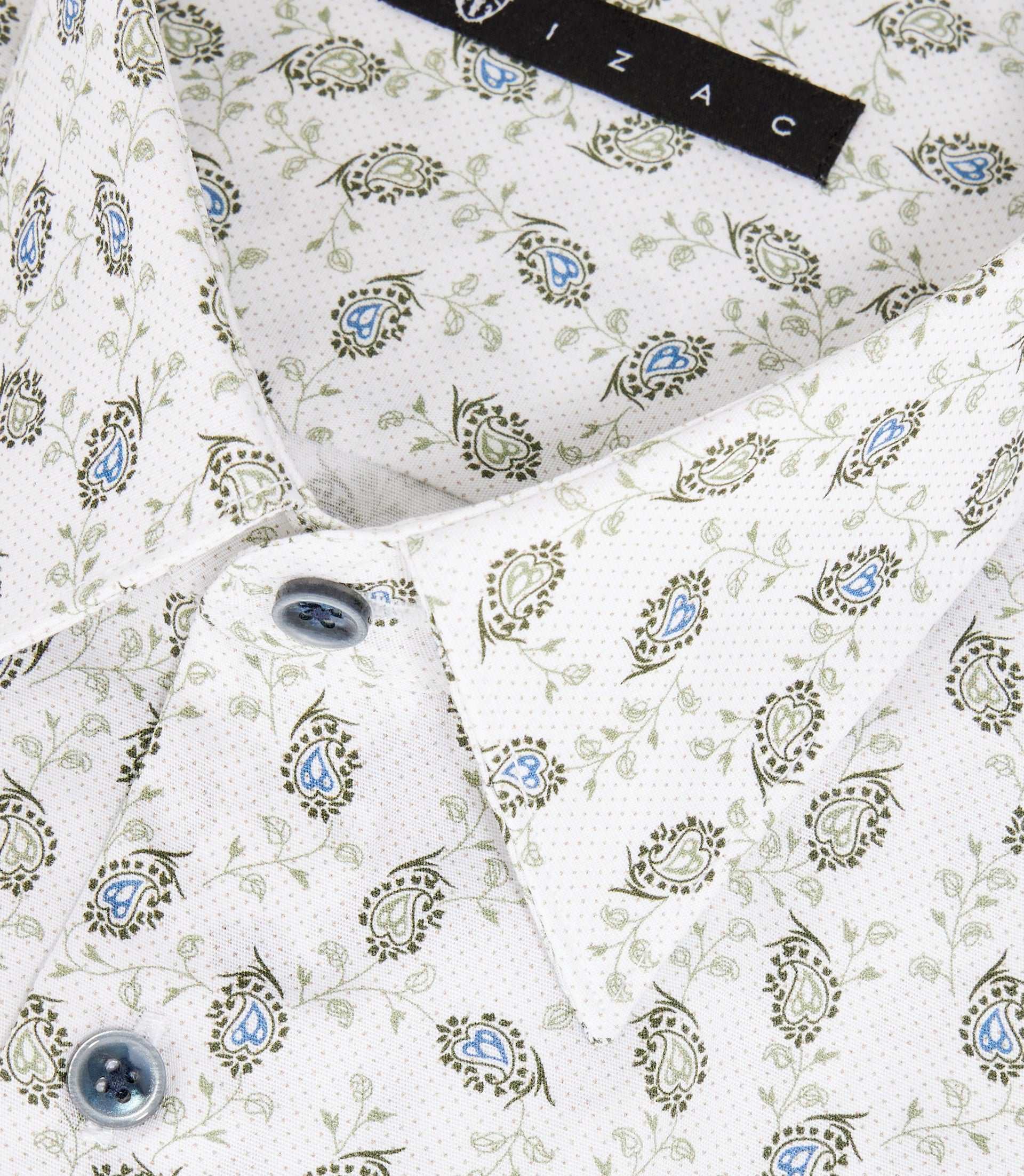 Chemise à imprimé floral kaki "Marshall" - Image 2