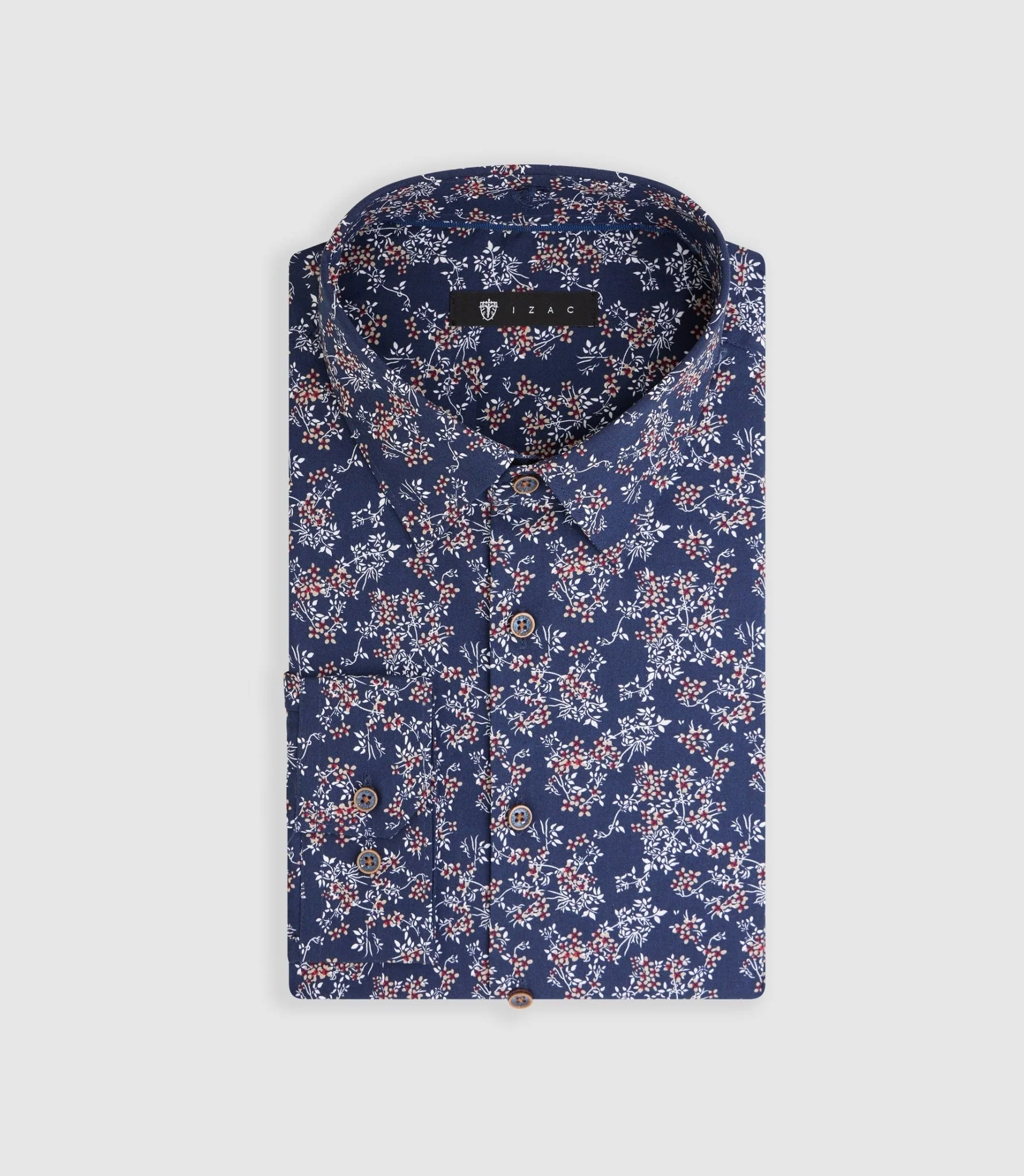 Chemise à imprimé floral marine "Magnus" - Image 3